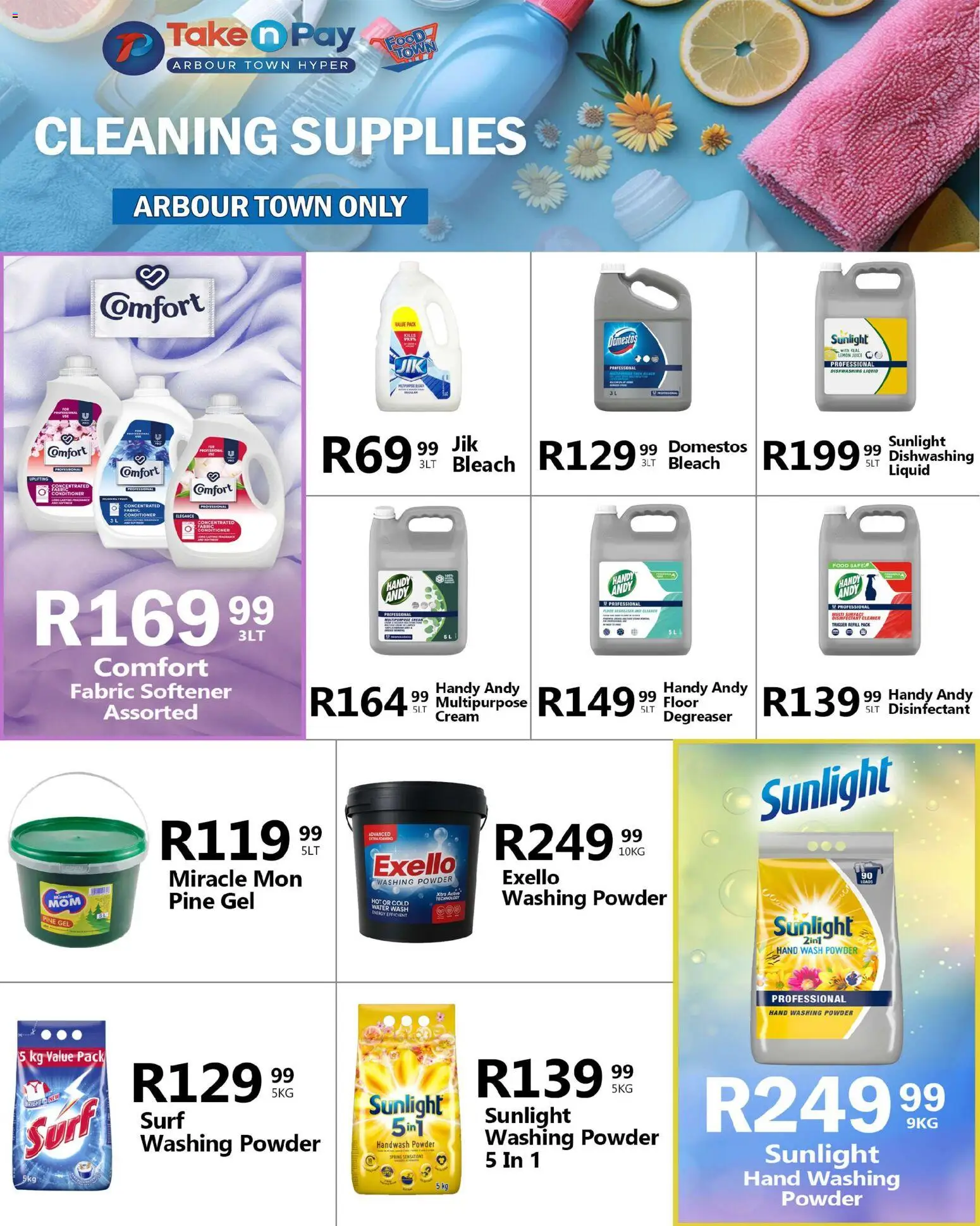 New Take n Pay catalogue – valid from 17.11.2025 | Page: 41 | Products: Bleach, Powder, Conditioner, Washing powder