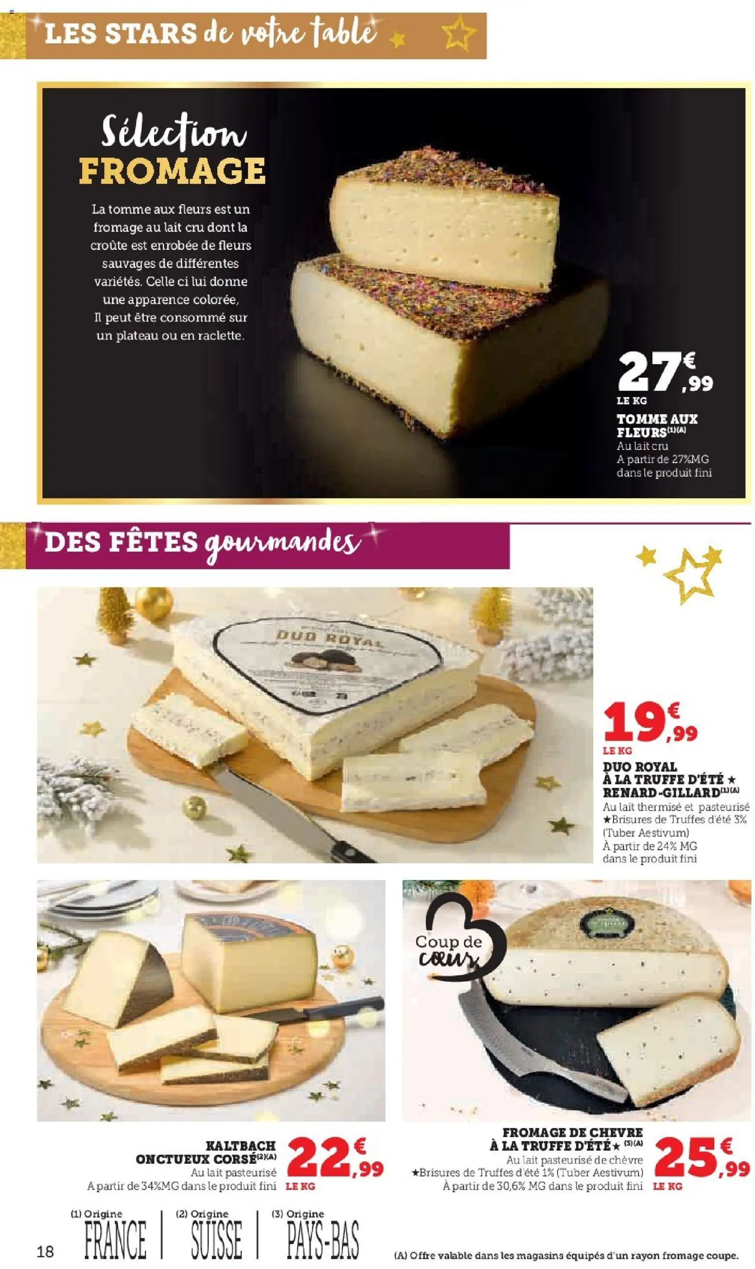 {H1} | Page: 18 | Produits: Plateau, Fromage de chèvre, Lait, Fromage