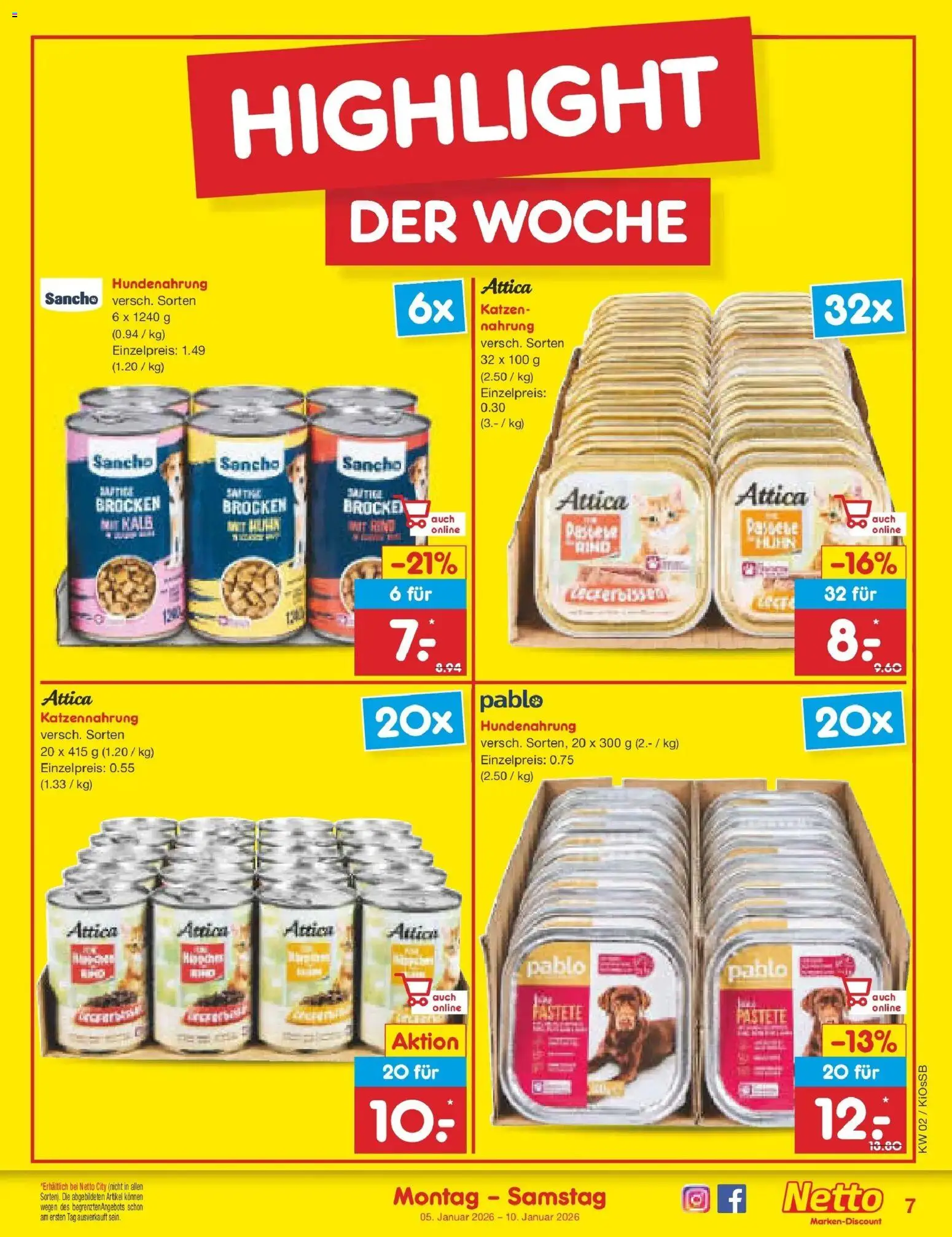 Netto Marken-Discount - Netto: Wochenangebote – gültig ab 04.01.2026 | Seite: 7
