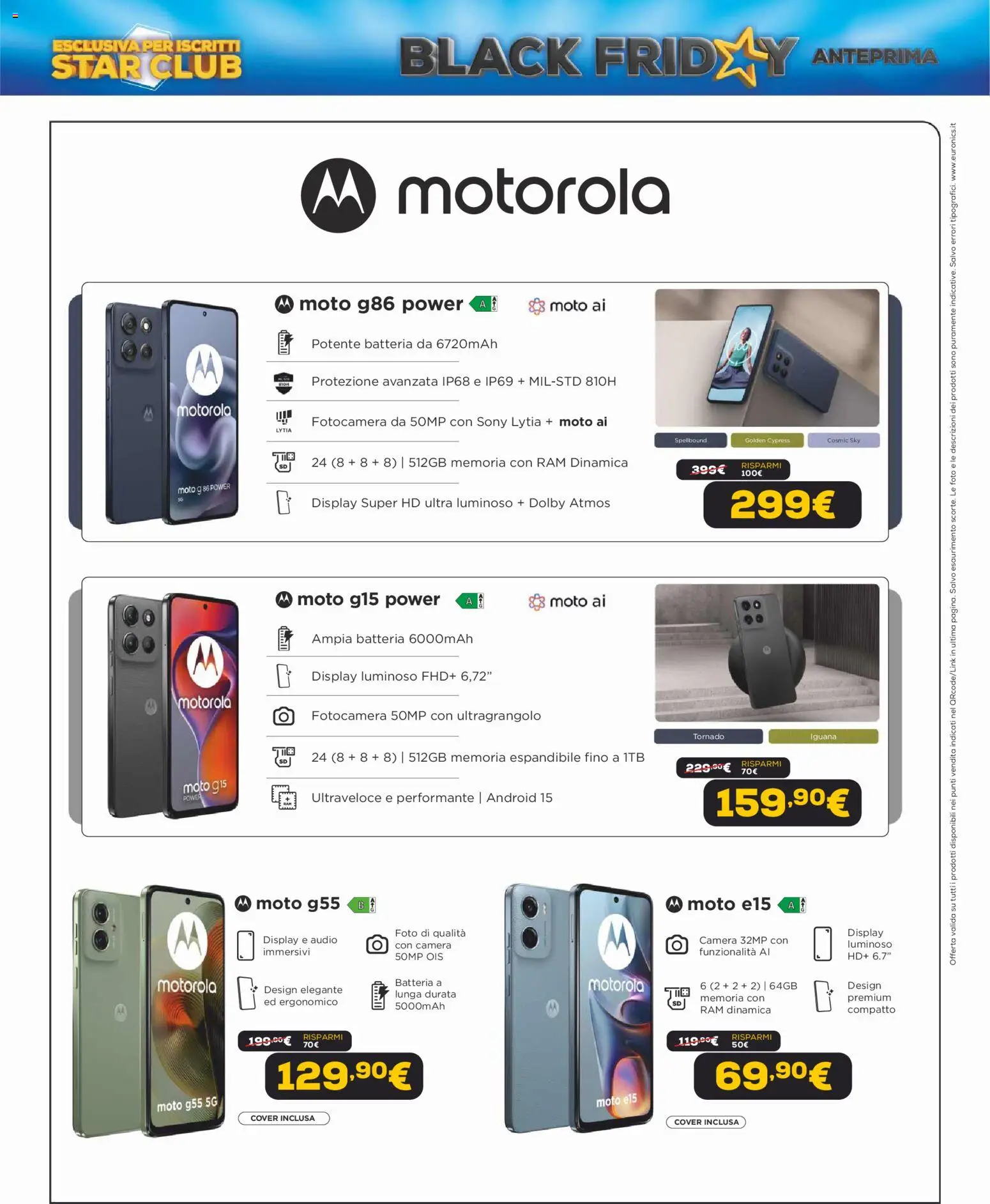 Volantino Euronics del 31.10.2025 | Pagina: 26 | Prodotti: Audio, Fotocamera, Batteria