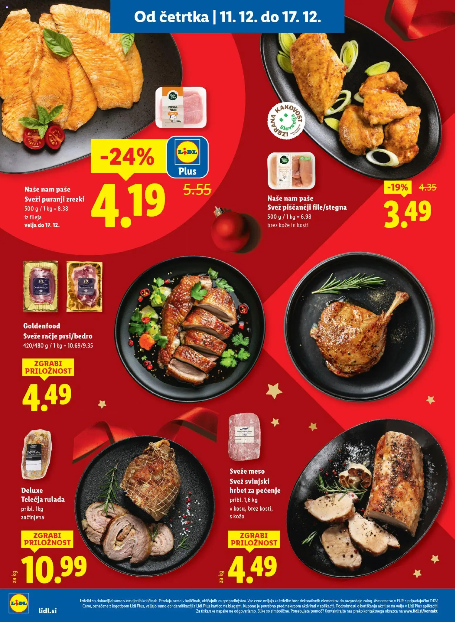 Novi Lidl katalog ponudbe – veljaven od 11.12.2025 | Stran: 2 | Izdelki: Zrezki
