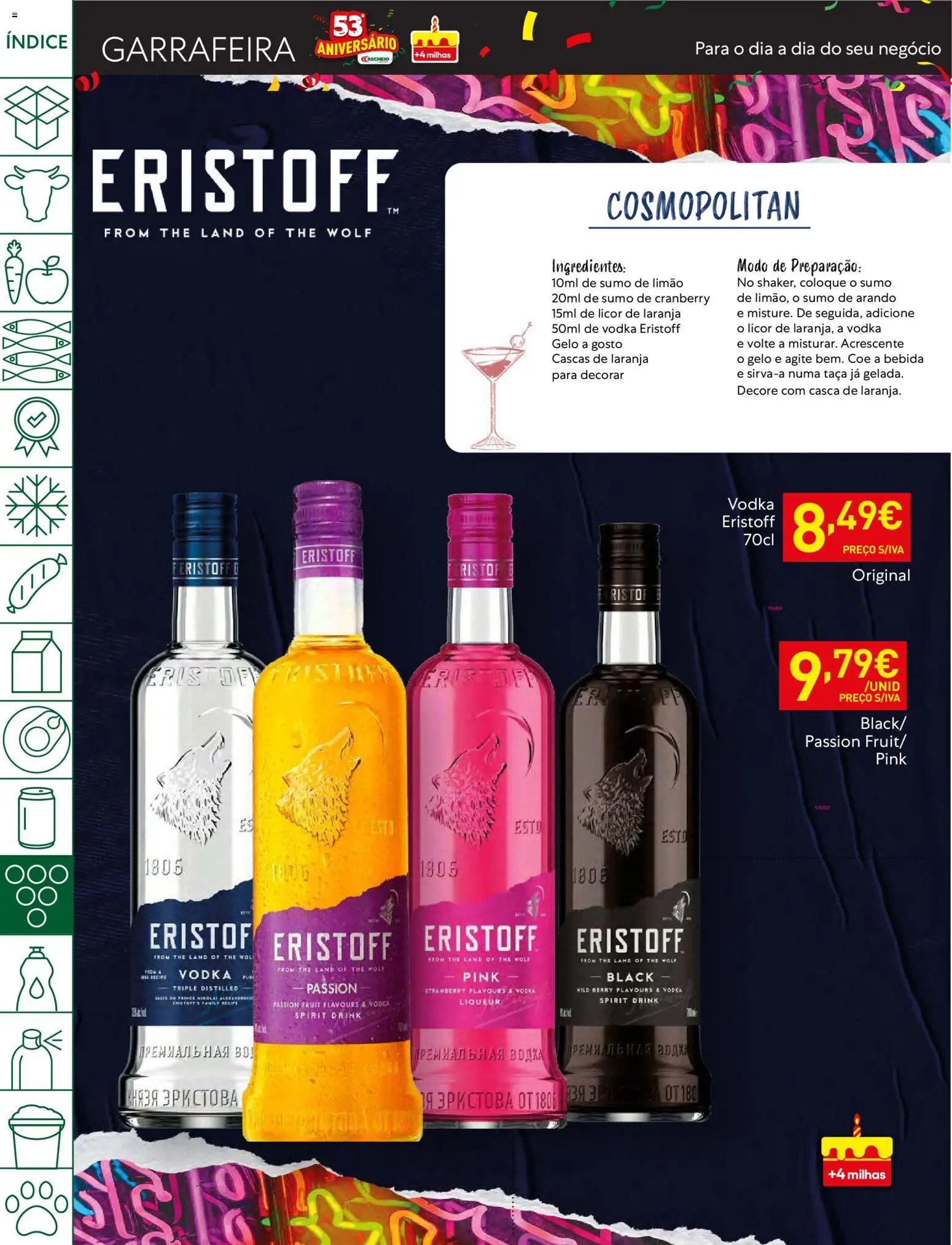 Recheio folheto │ válido de 28.10.2025 | Página: 40 | Produtos: Licor, Sumo, Vodka, Bebida