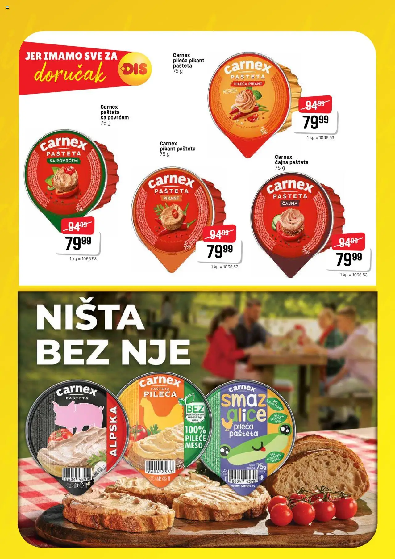 DIS katalog - važi od 15.08.2025 | Strana: 3 | Proizvode: Pašteta