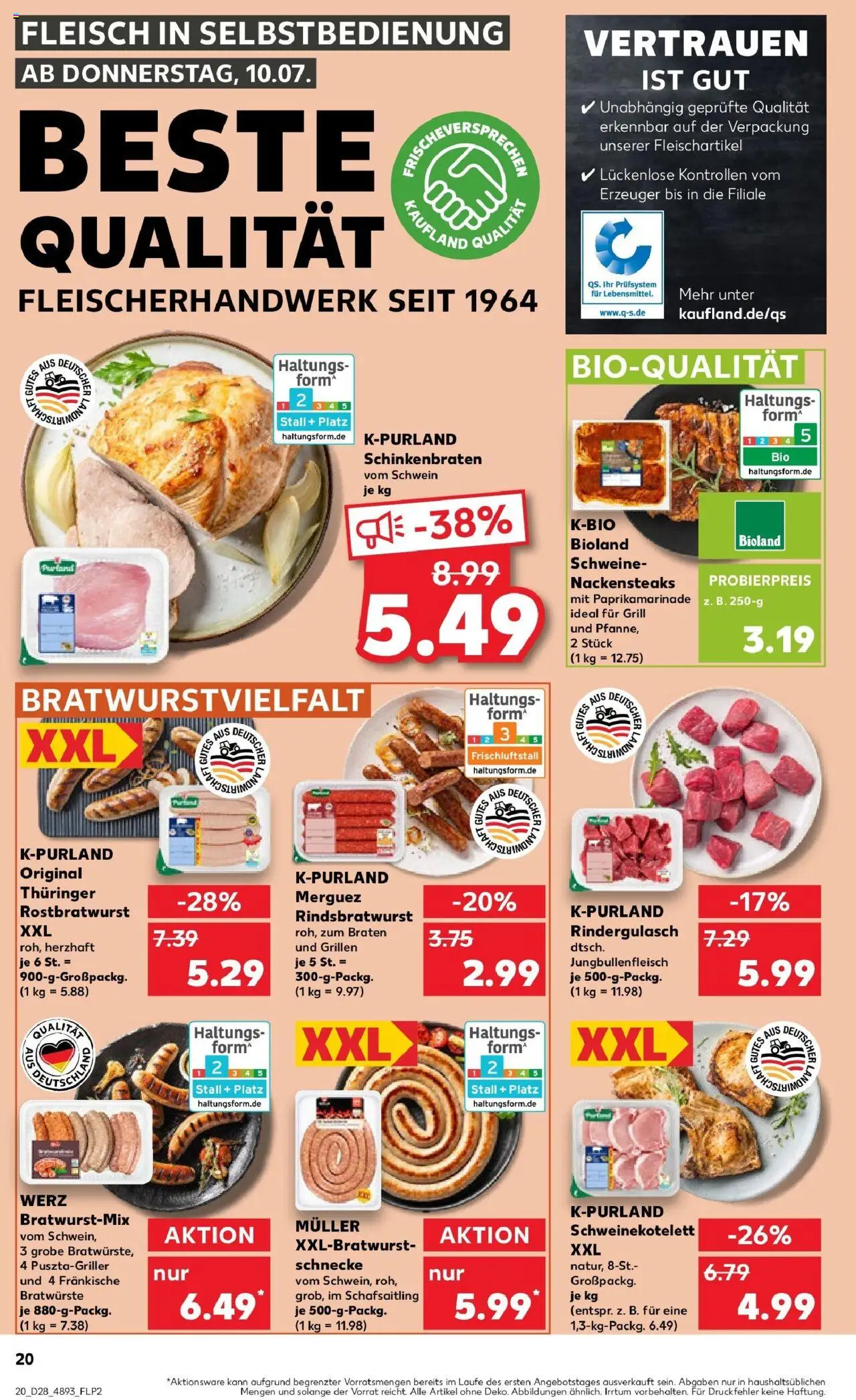 Kaufland prospekt Görlitz	 - gültig ab dem 13.07.2025 | Seite: 35 | Produkte: Nackensteaks, Grill, Rindergulasch, Fleisch