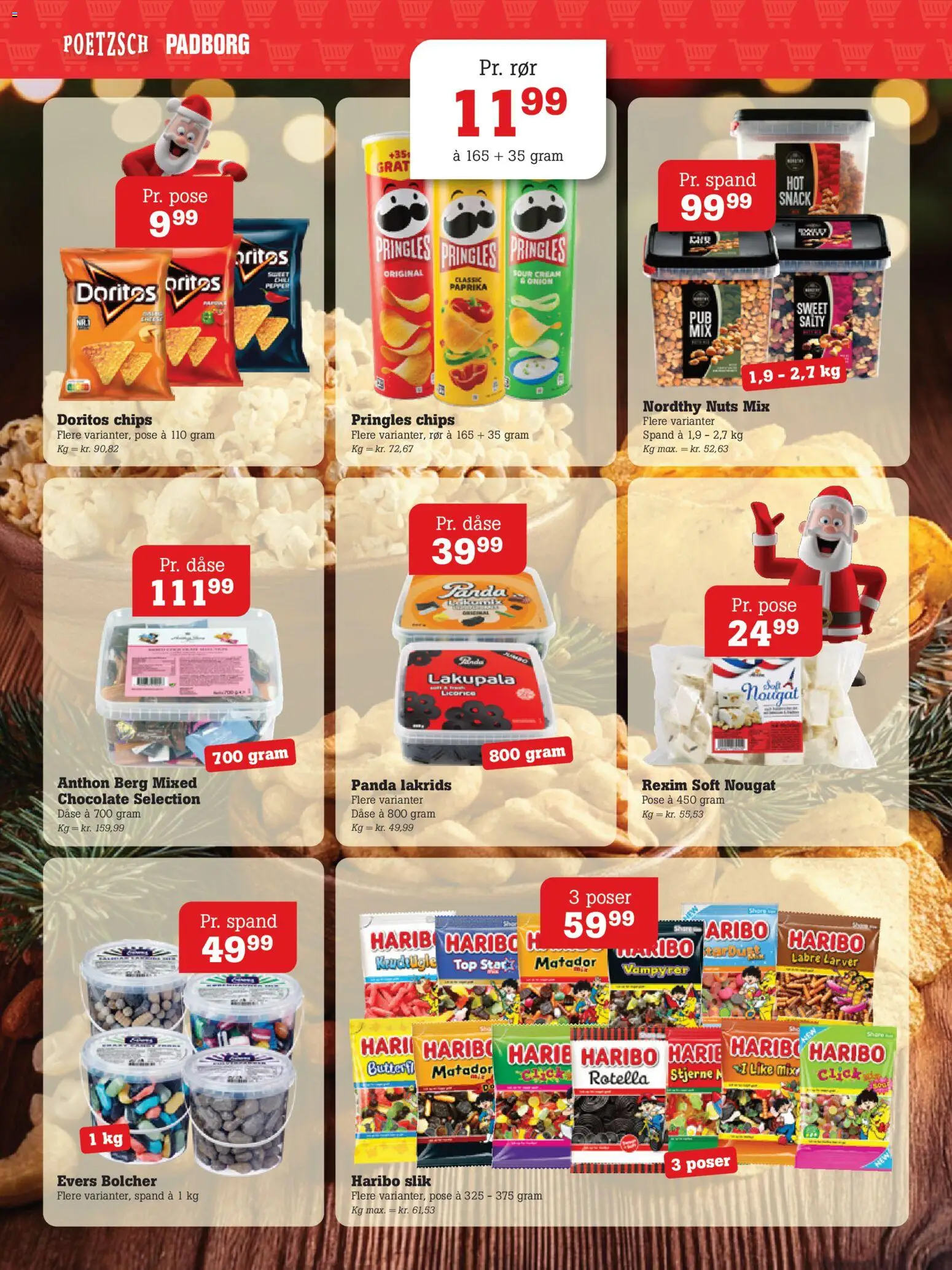 Poetzsch Padborg tilbudsavis – gyldig fra 30.10.2025 | Side: 12 | Produkter: Slik, Chips, Lakrids, Nougat