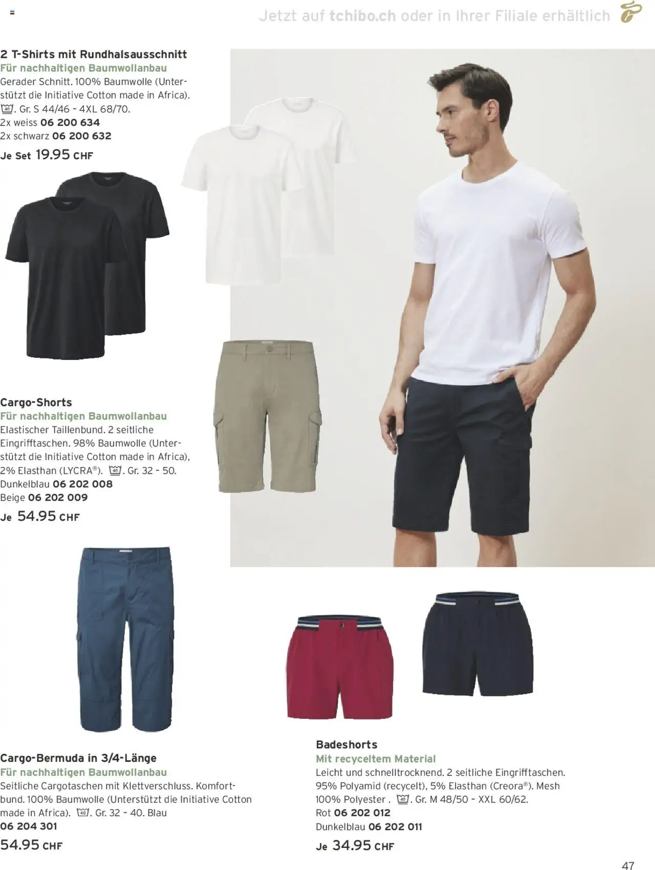 Tchibo Aktionen ab 01.06.2025 | Seite: 47 | Produkte: Badeshorts
