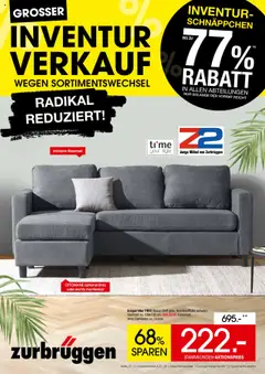 Zurbrüggen Inventurverkauf gültig ab dem 03.07.2025