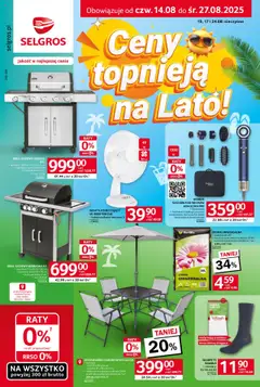 Selgros cash&carry - Katalog Hot Summer od 14.08.2025 | Strona: 1