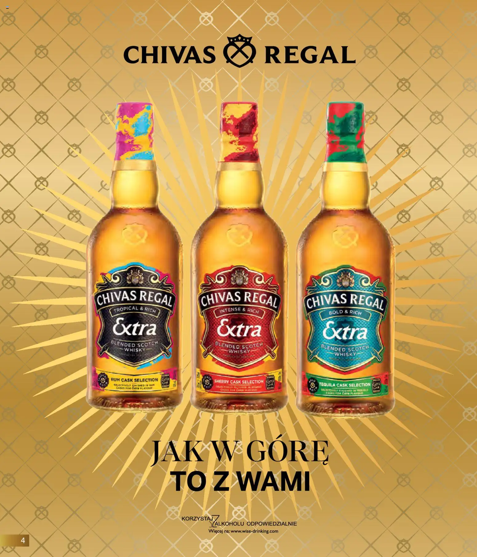 Eurocash Gazetka - Horeca od 01.02.2026 | Strona: 4 | Produkty: Chivas Regal, Tequila, Rum, Regał