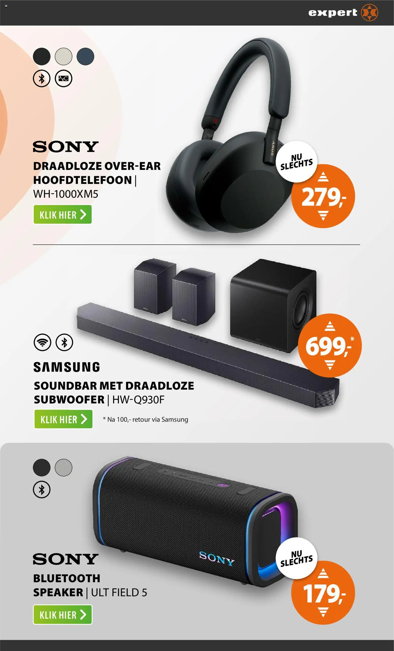 {H1} | Pagina: 9 | Producten: Hoofdtelefoon, Speaker, Bluetooth