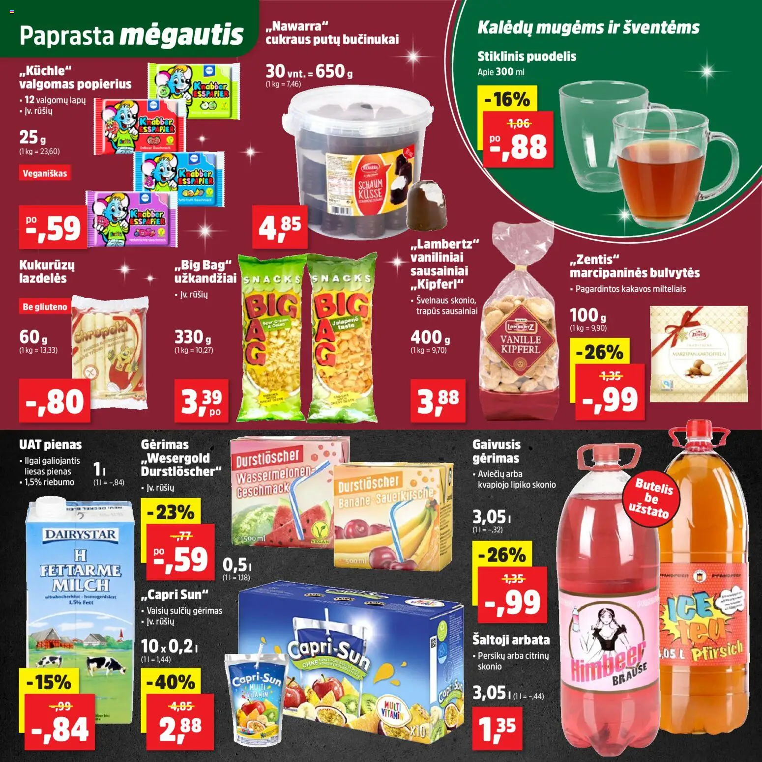 Thomas Philipps akcijos nuo 24.11.2025 | Puslapis: 19 | Prekių: Sausainiai, Puodelis, Pienas, Arbata