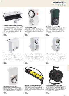 Office Depot reklamblad aktuell från 15.02.2024 | Sida: 517 | Produkter: Uttag, Klocka, Kabel, USB