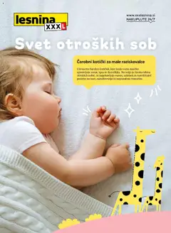 XXXL Lesnina katalog svet otroških sob - pregled letaka veljavnega od 08.08.2025