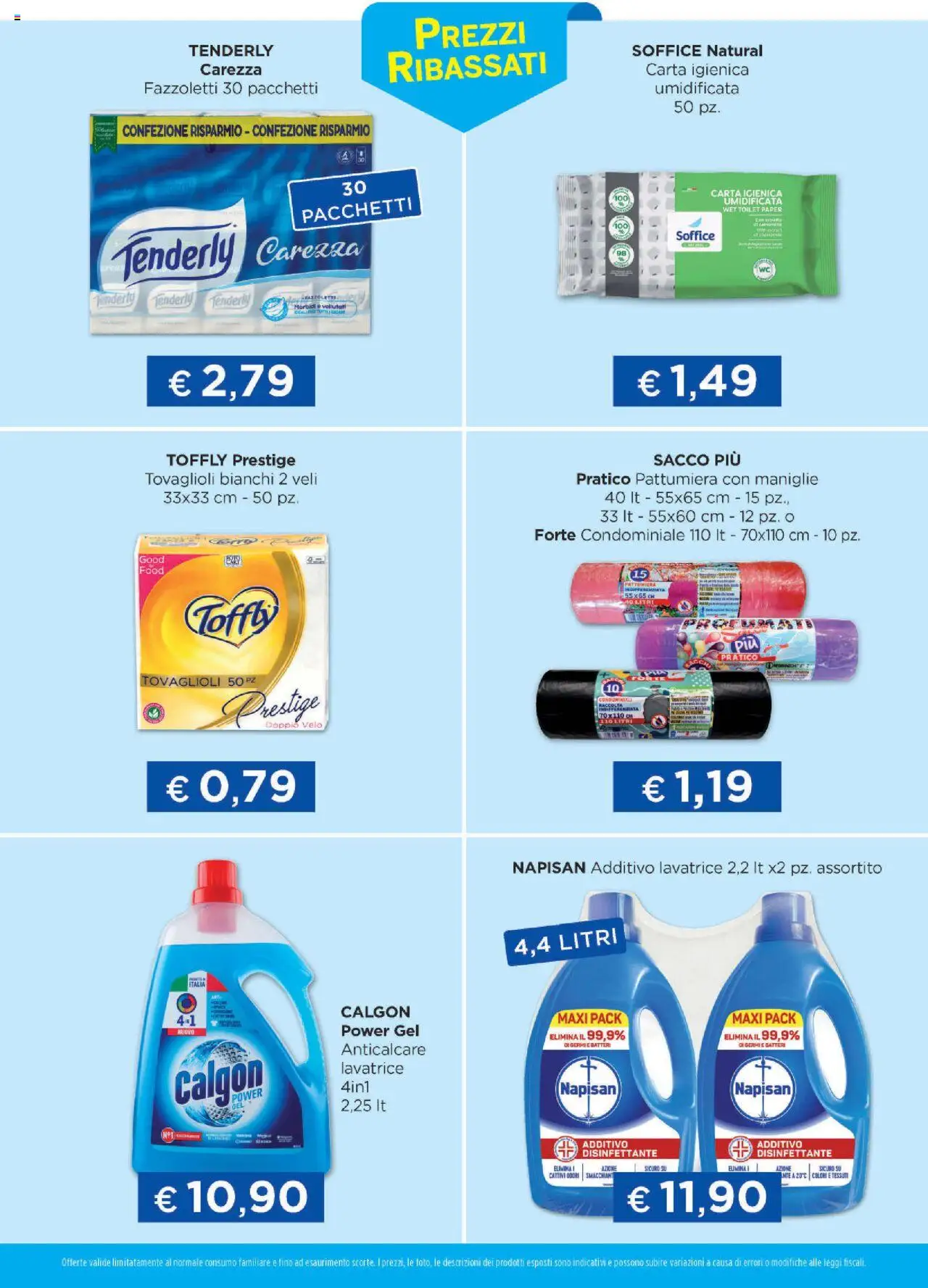 Volantino Acqua e Sapone del 28.08.2025 | Pagina: 3 | Prodotti: Carta igienica, Anticalcare, Lavatrice, Pattumiera