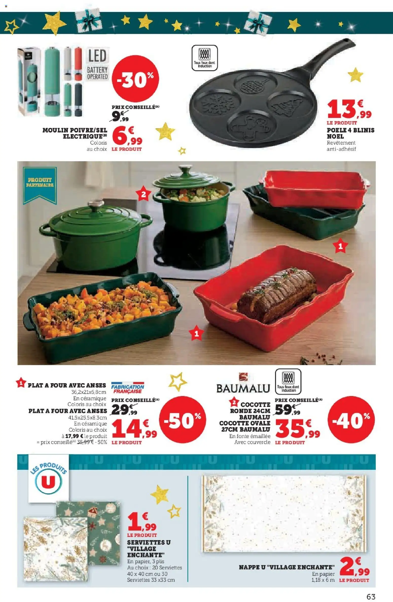 {H1} | Page: 63 | Produits: Four, Poêle, Blinis, Nappe