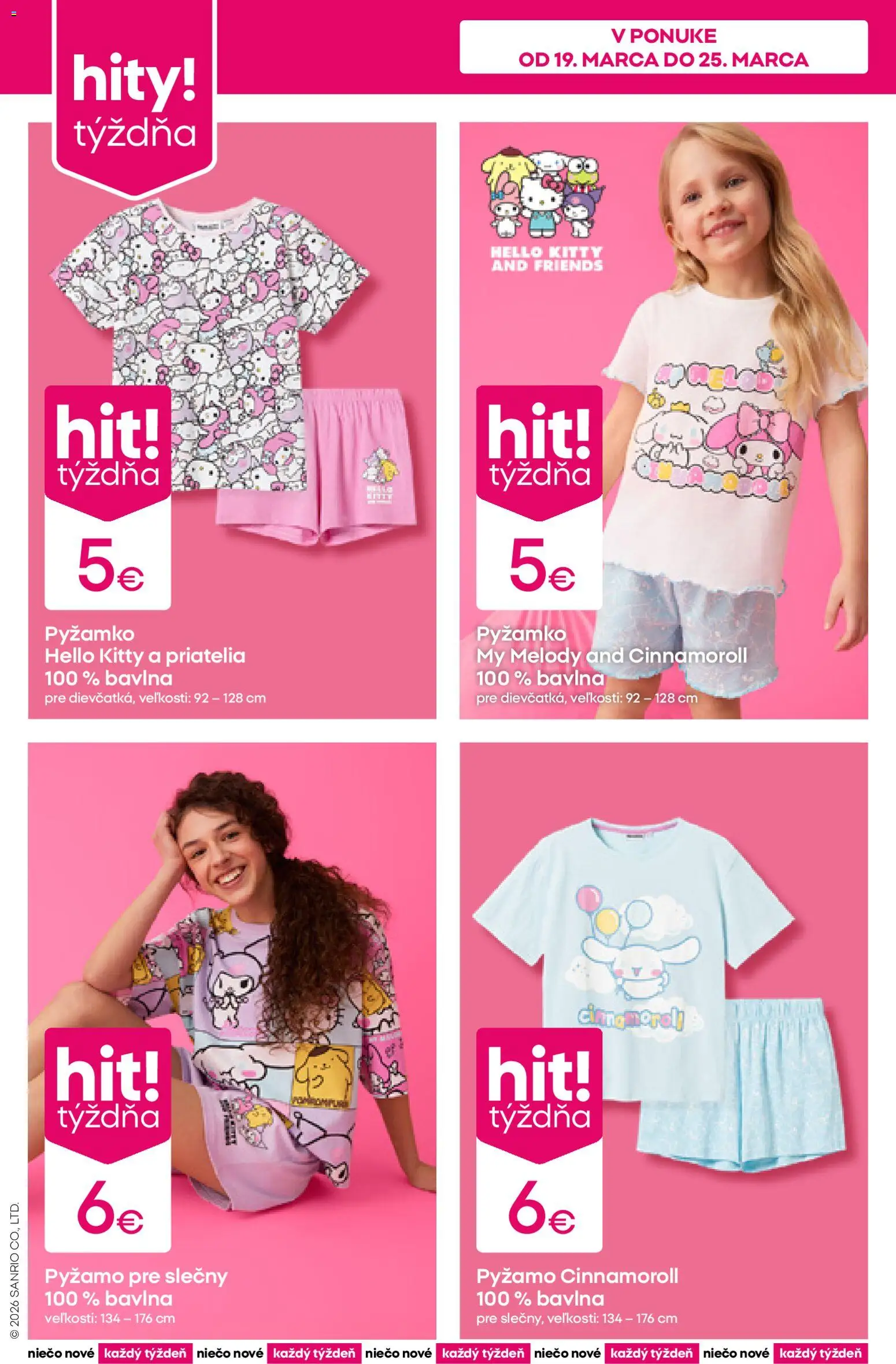 Nové Pepco akcie – leták je platný od 19.03.2026 | Strana: 4 | Produkty: Pyžamo