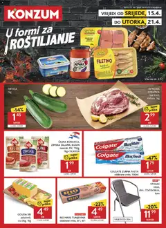 Konzum HR akciós újság - amely érvényes a következő dátumtól: 15.04.2026