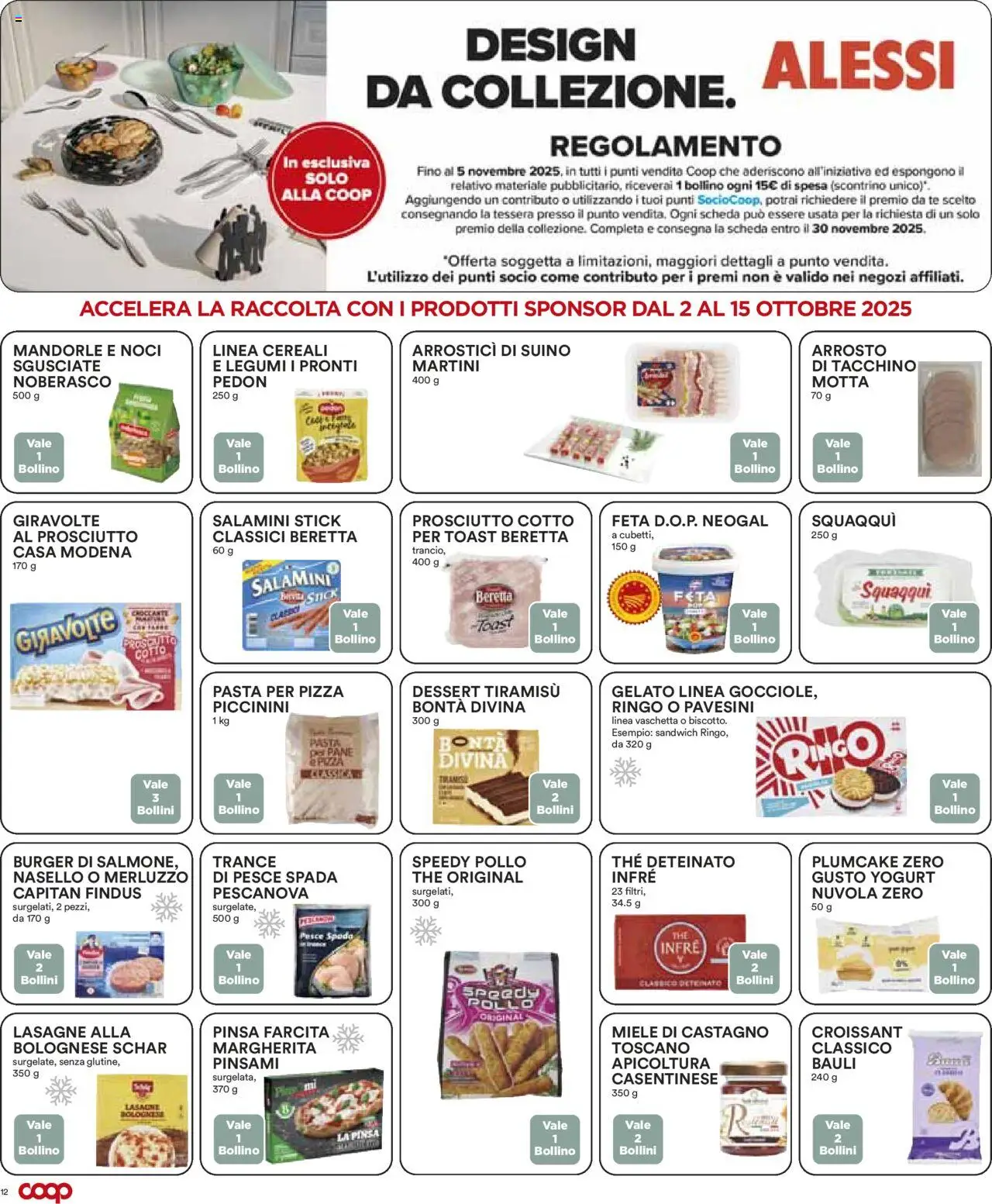Volantino COOP del 02.10.2025 | Pagina: 12 | Prodotti: Legumi, Gelato, Miele, Nasello