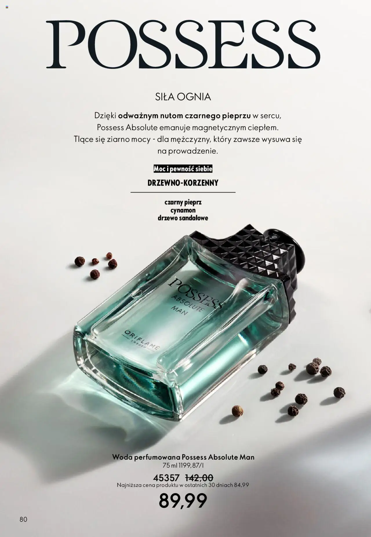 Oriflame Katalog 13 2025 od 07.09.2025 | Strona: 80 | Produkty: Cynamon, Woda, Pieprz