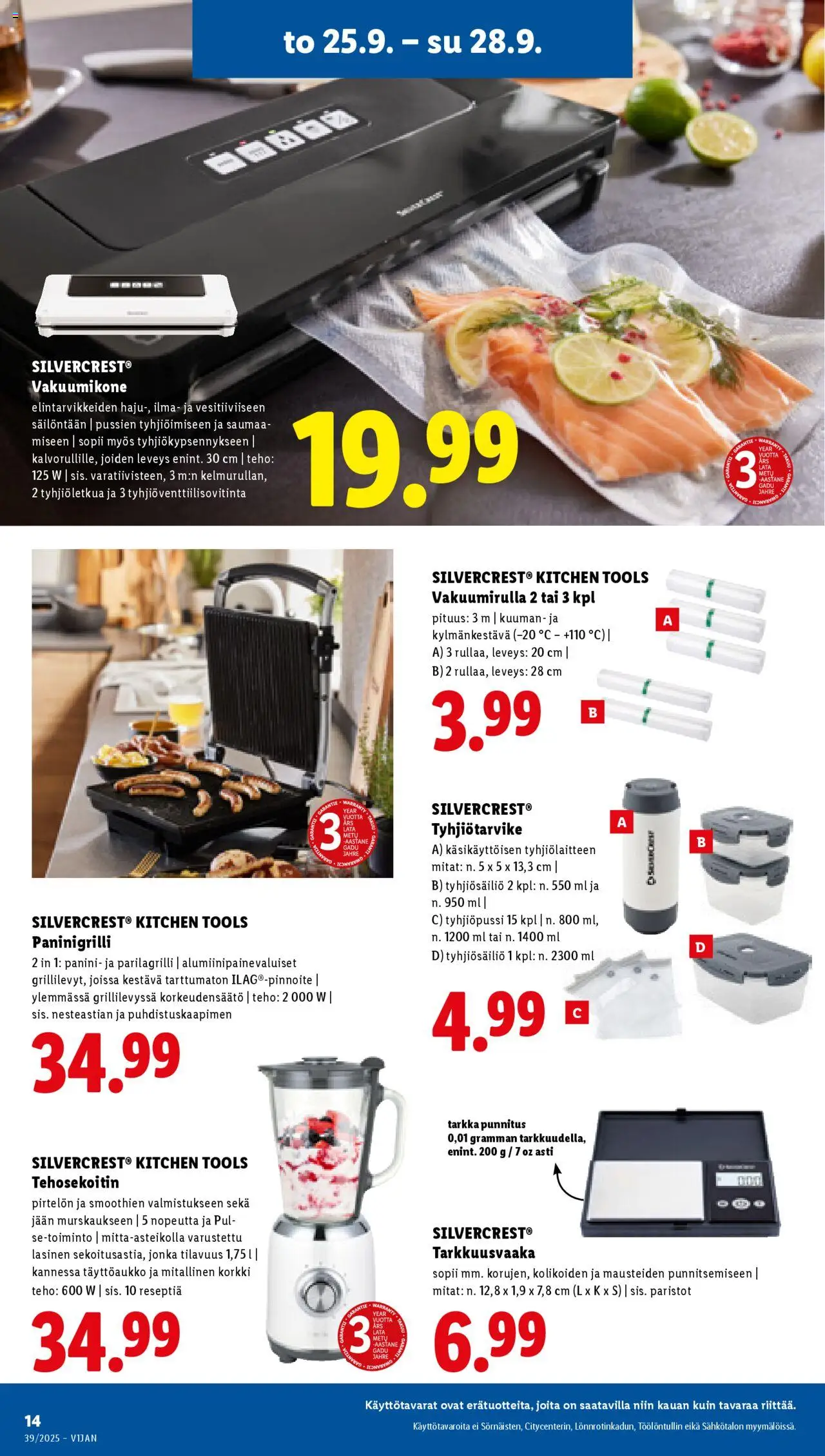 Lidl tarjoukset - Tampere – voimassa 25.09.2025 alkaen | Sivu: 18 | Tuotteet: Paristot, Korkki, Tehosekoitin