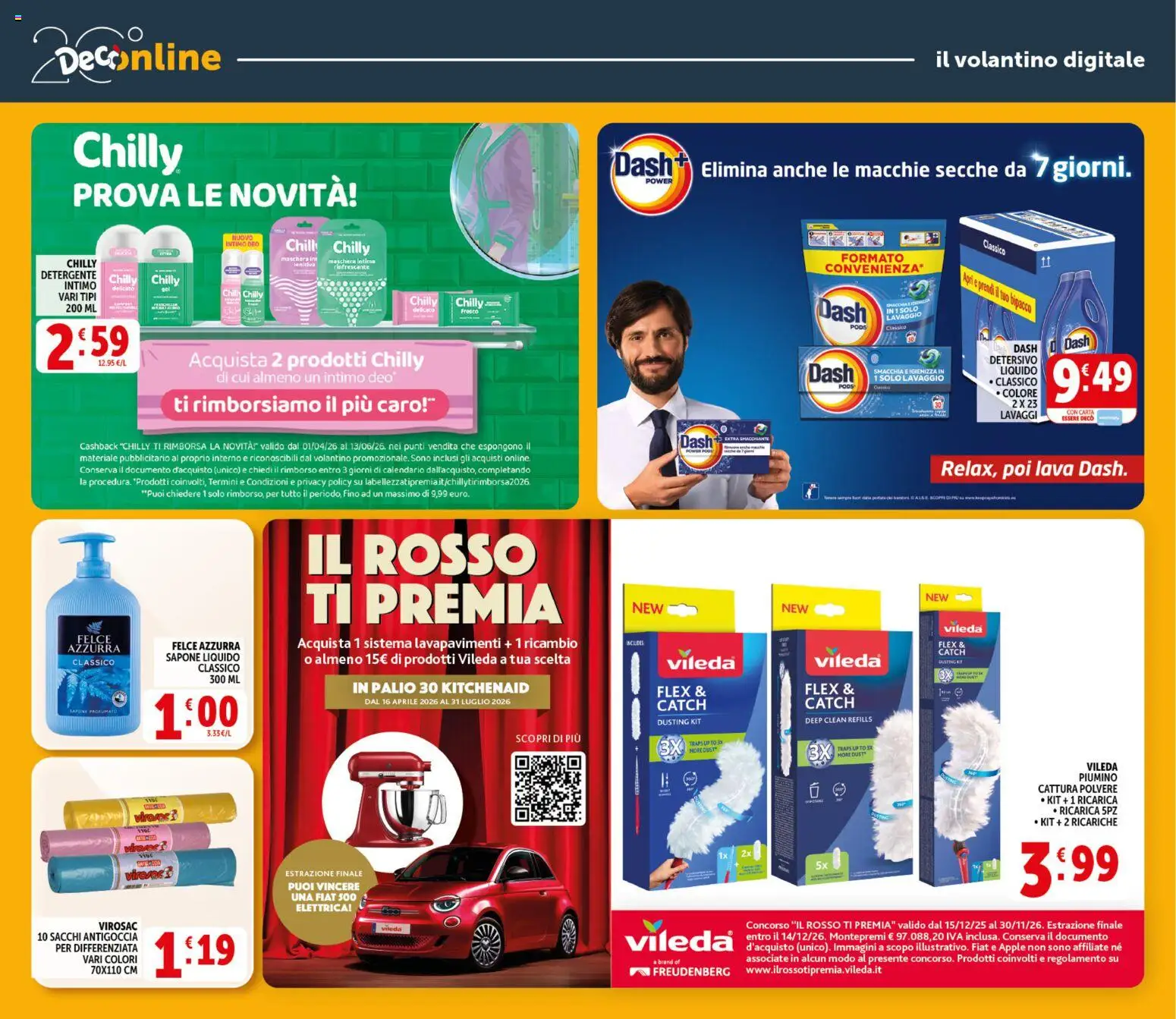 Volantino Decò del 21.04.2026 | Pagina: 32 | Prodotti: Maschera, Sapone, Detergente, Intimo