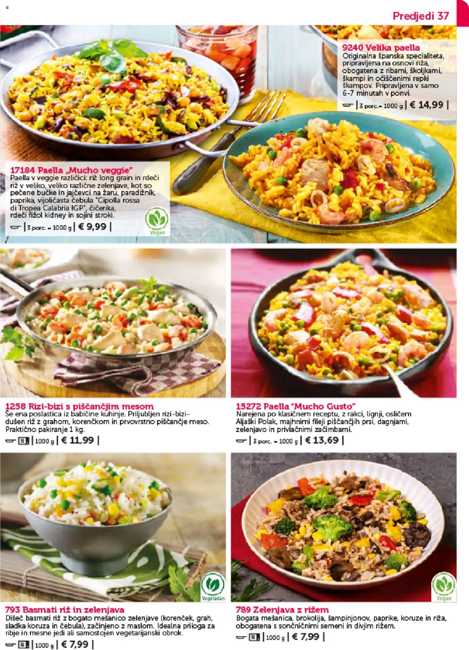 Novi Bofrost katalog ponudbe – veljaven od 01.02.2026 | Stran: 37 | Izdelki: Koruza, Riz, Cebula, Zelenjava