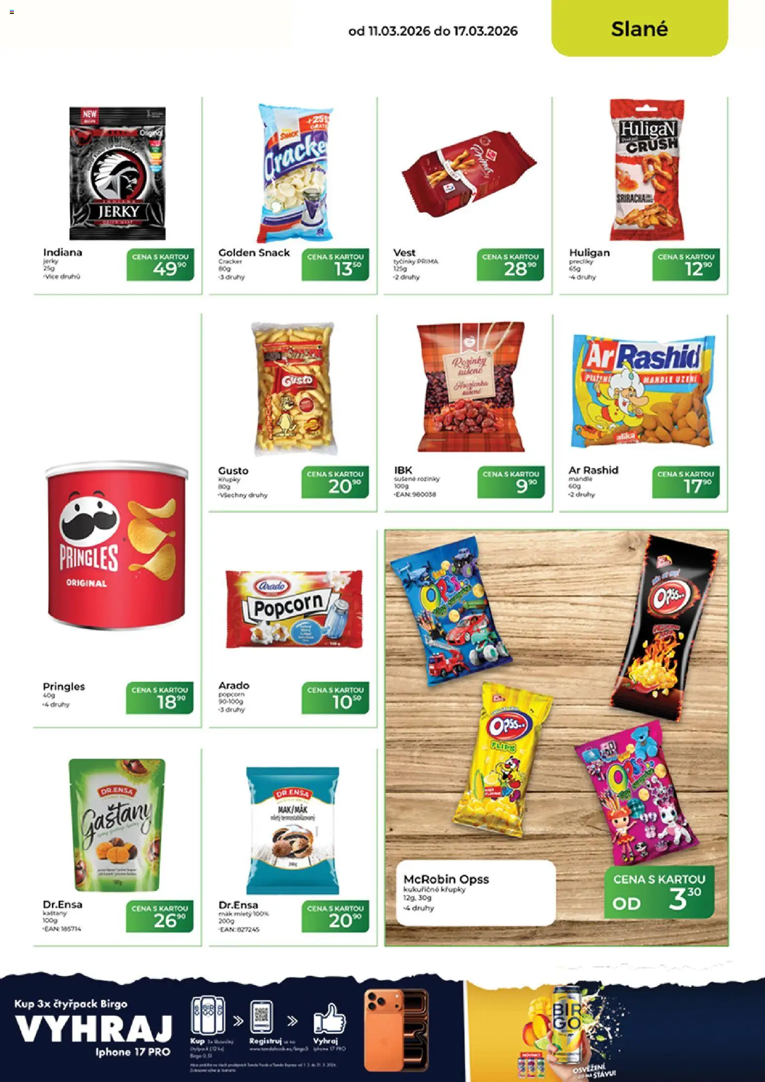 Tamda Foods leták od 11.03.2026 | Strana: 35 | Produkty: Iphone, Popcorn, Křupky, Jerky