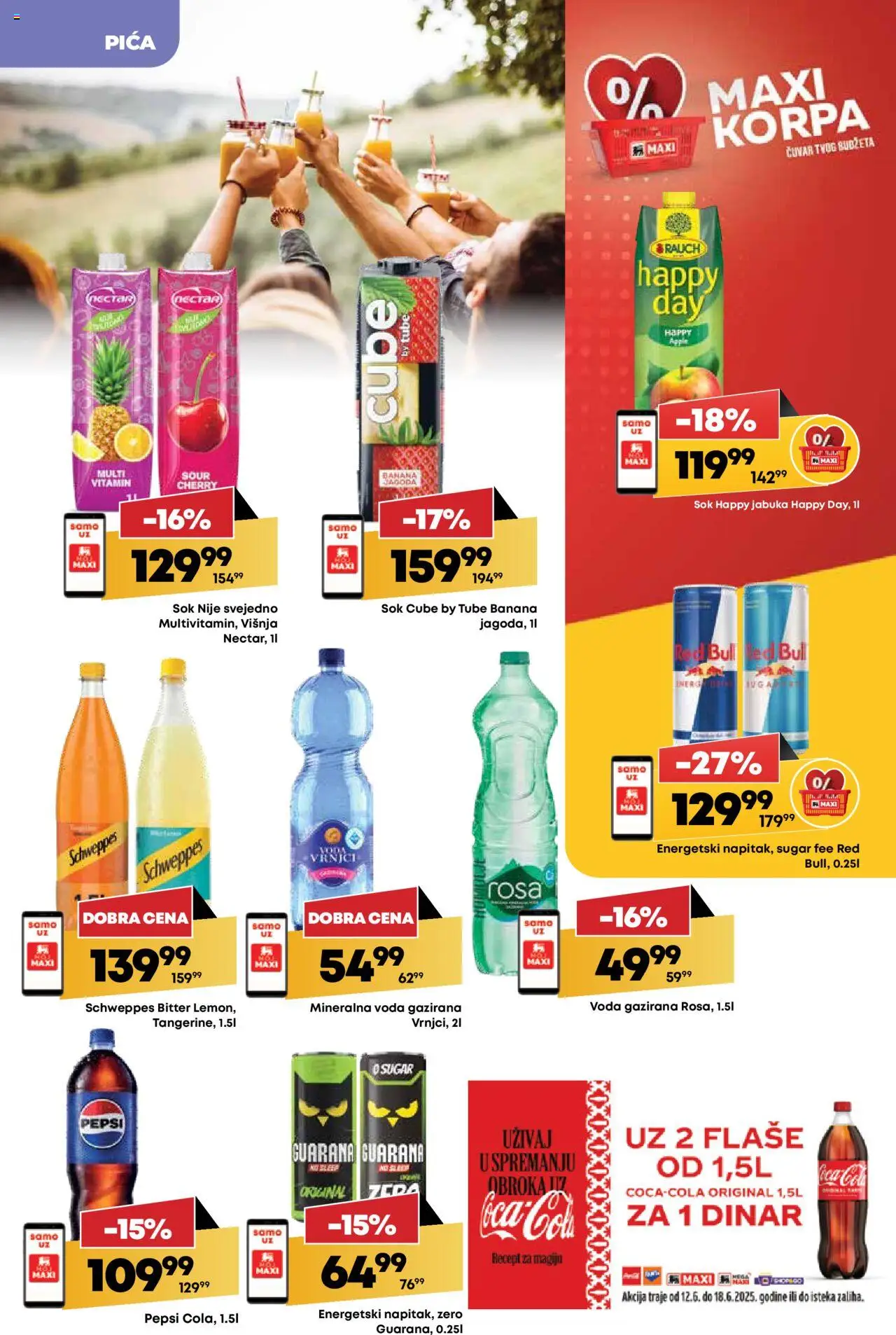 Mega Maxi katalog - važi od 12.06.2025 | Strana: 22 | Proizvode: Jagoda, Višnja, Mineralna voda, Pepsi