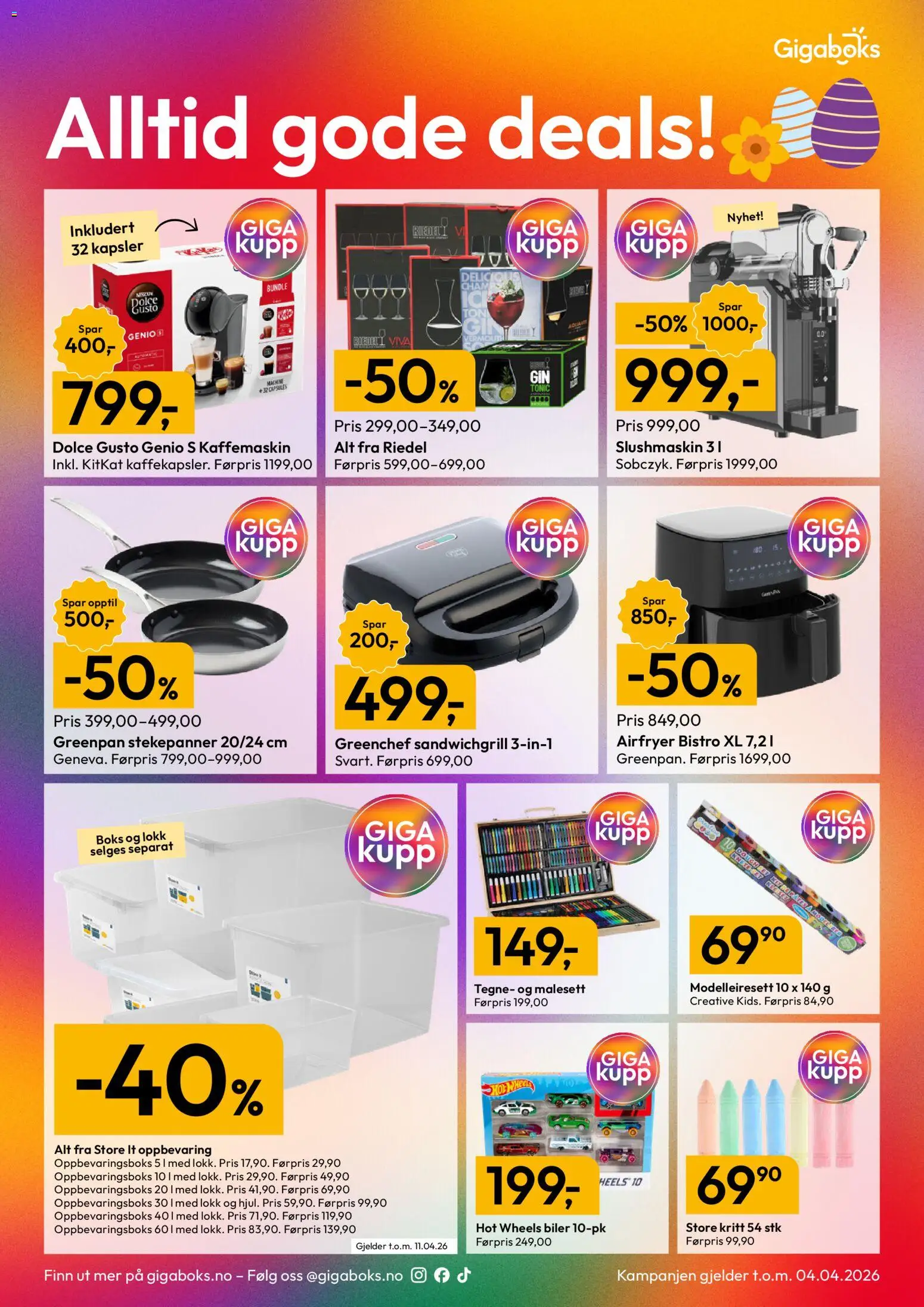 {H1} | Side: 7 | Produkter: Airfryer, Sauce pour pâtes, Oppbevaringsboks, Namaz