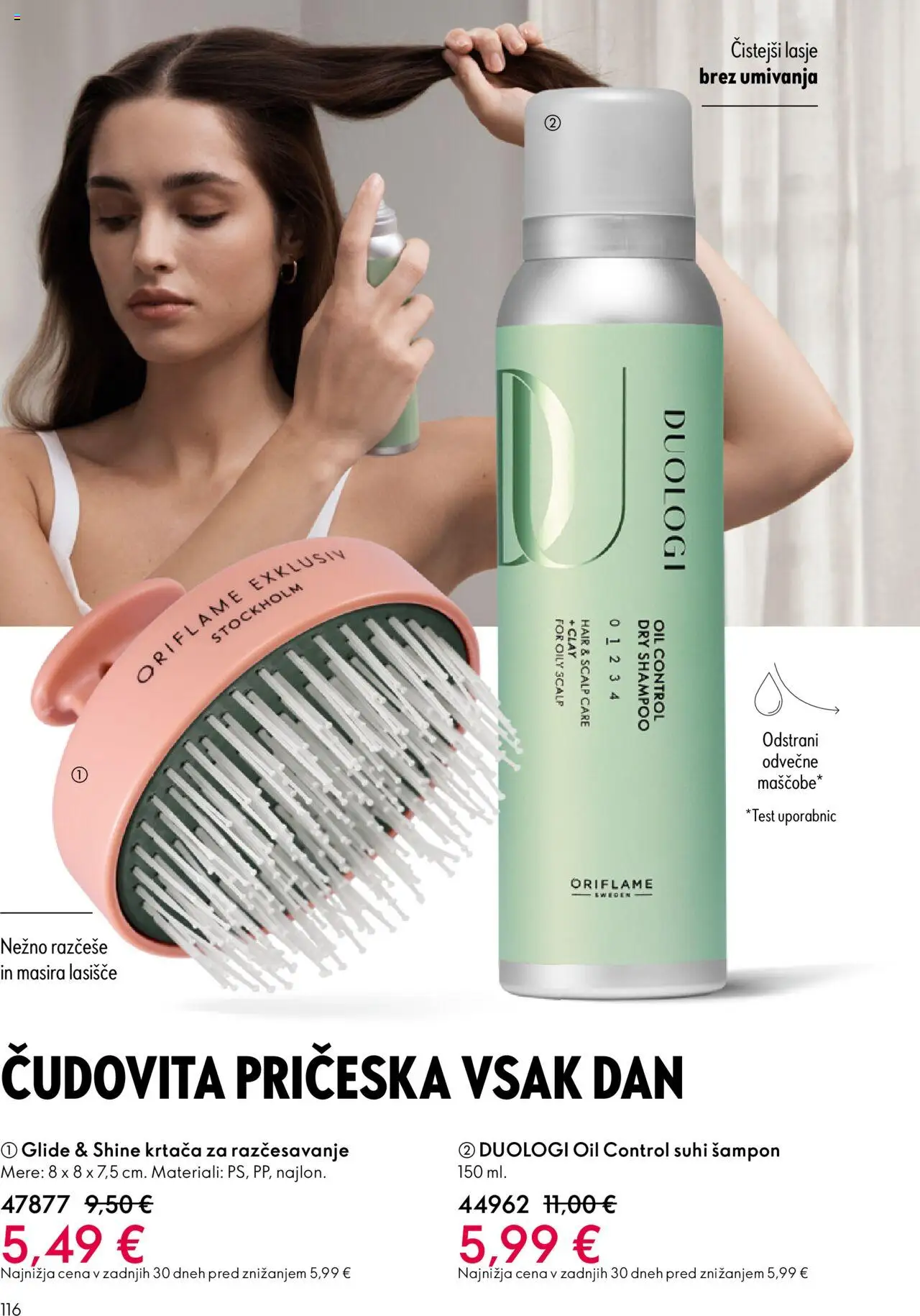 Novi Oriflame katalog ponudbe – veljaven od 14.09.2025 | Stran: 116 | Izdelki: Sampon, Krtaca