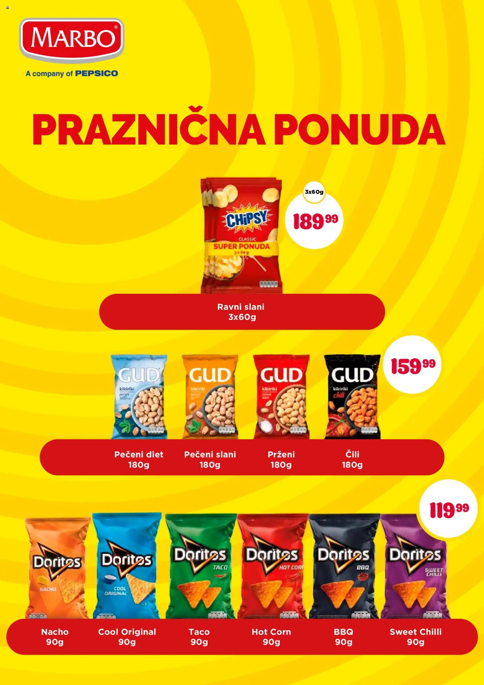 Podunavlje katalog - važi od 17.12.2025 | Strana: 3 | Proizvode: Kikiriki, Doritos