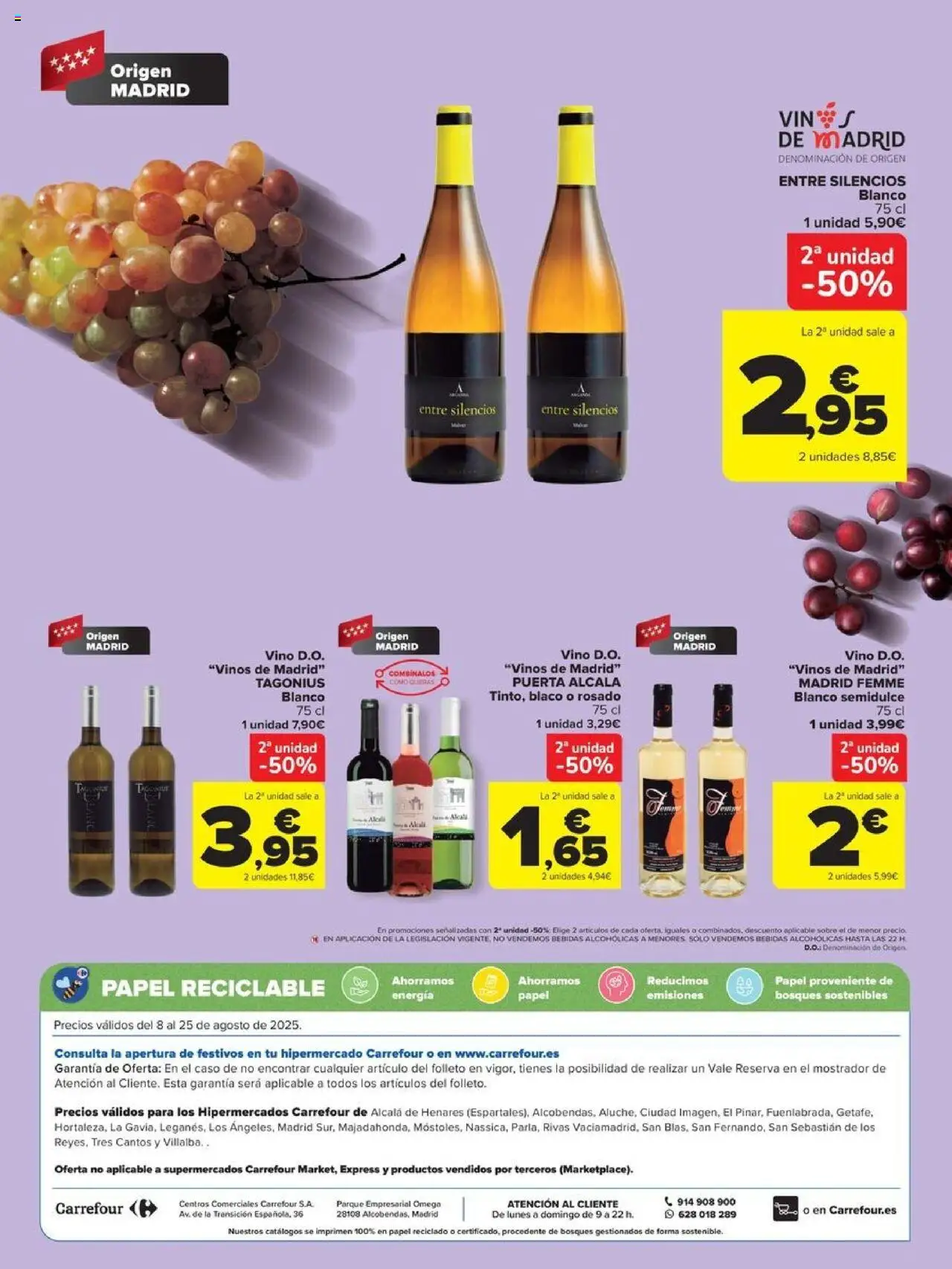Carrefour folleto │ válido desde el 08.08.2025 | Página: 11 | Productos: Vino