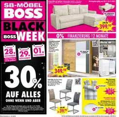 SB Möbel Boss - Black Friday ab 28.11.2025 gültig