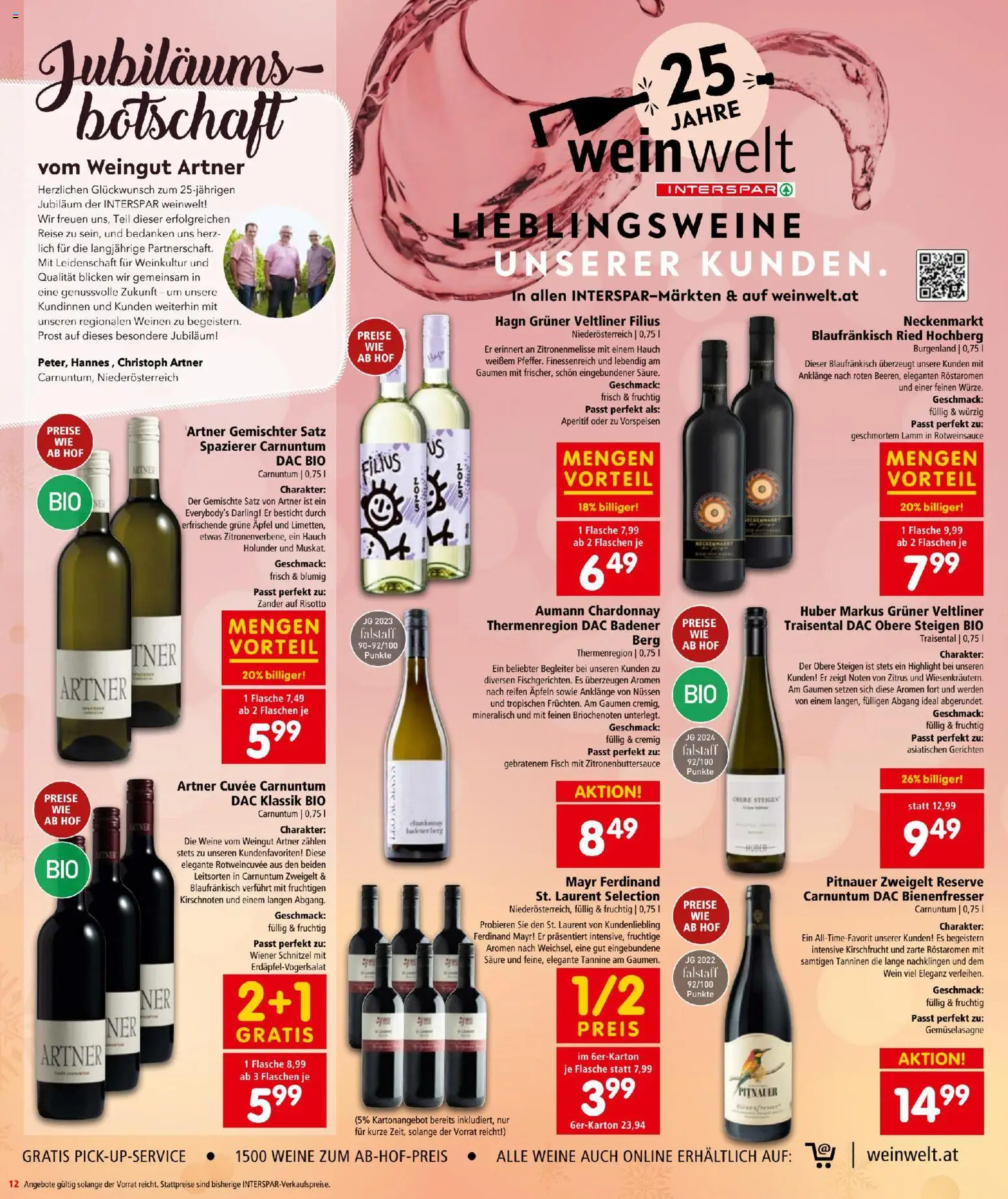 Interspar - Black Friday gültig ab 20.11.2025 | Seite: 12 | Produkte: Wein, Äpfel, Fisch