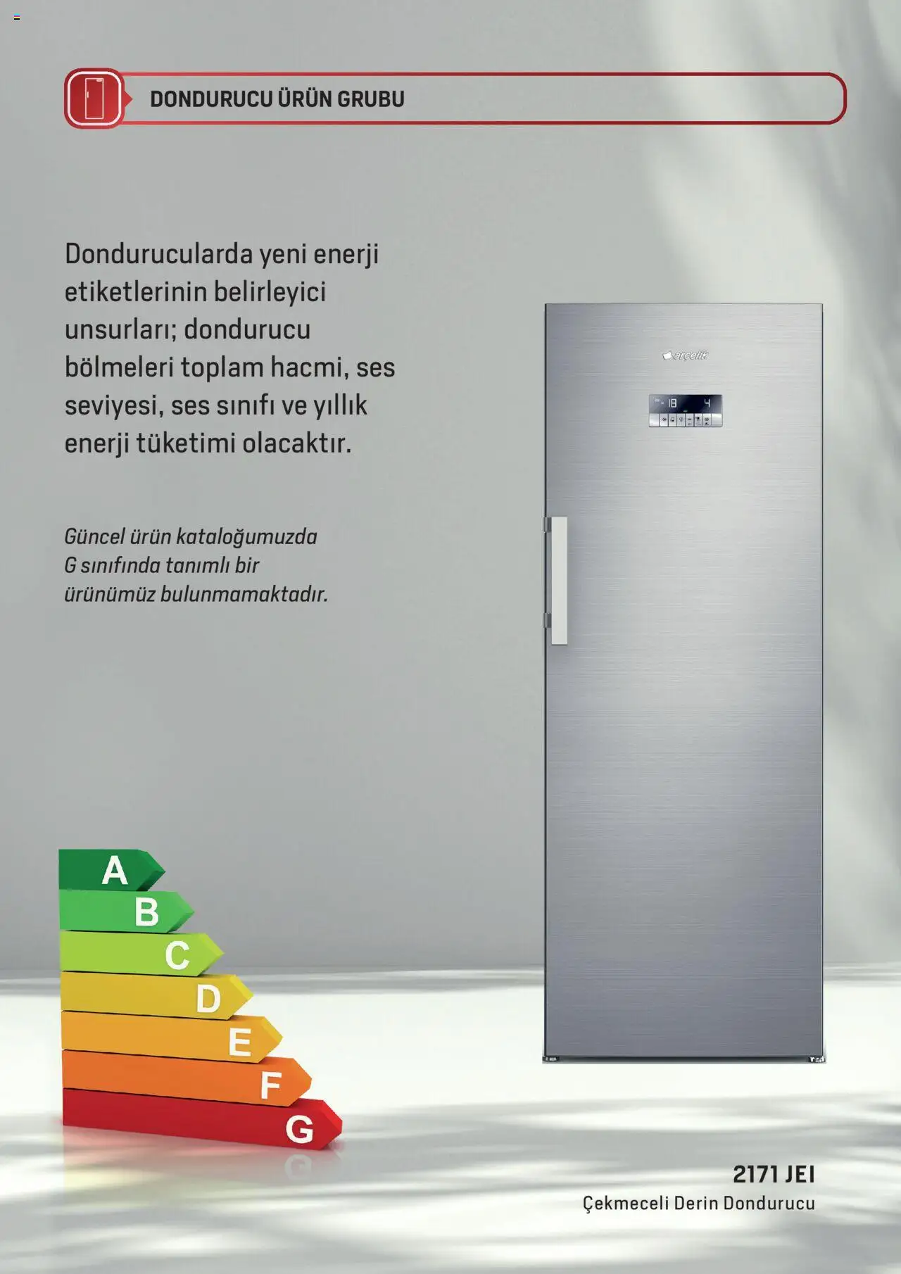 Arçelik - Enerji Sınıflandırmaları - 19.02.2024 tarihinden itibaren geçerlidir | Sayfa: 6 | Ürünler: Ses, Dondurucu