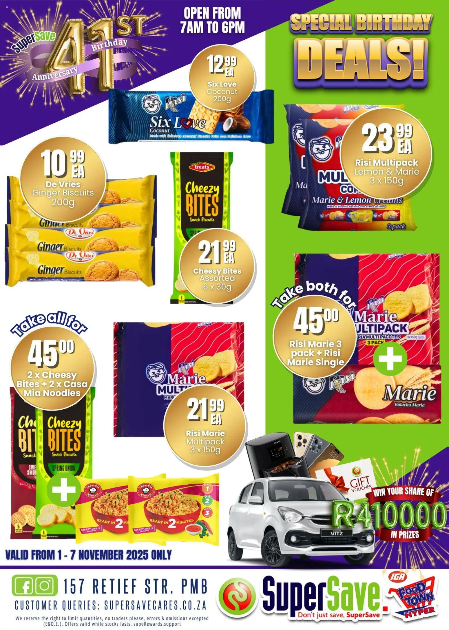 New Super Save catalogue – valid from 31.10.2025 | Page: 110 | Products: Biscuits, Noodles, Lemon, Chilli