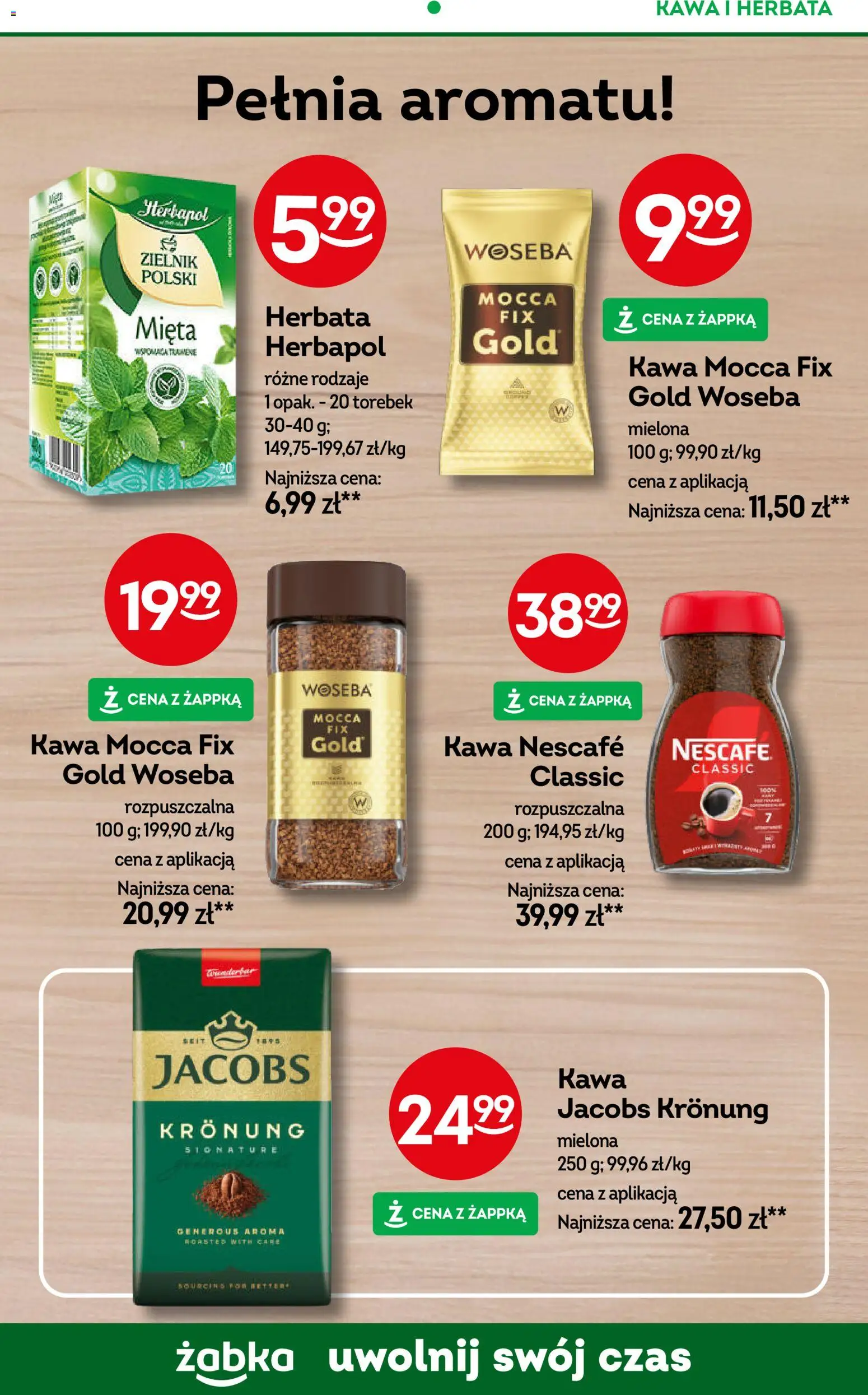 Żabka Gazetka - Codzienne produkty od 19.11.2025 | Strona: 19 | Produkty: Nescafe, Mięta, Kawa, Herbata
