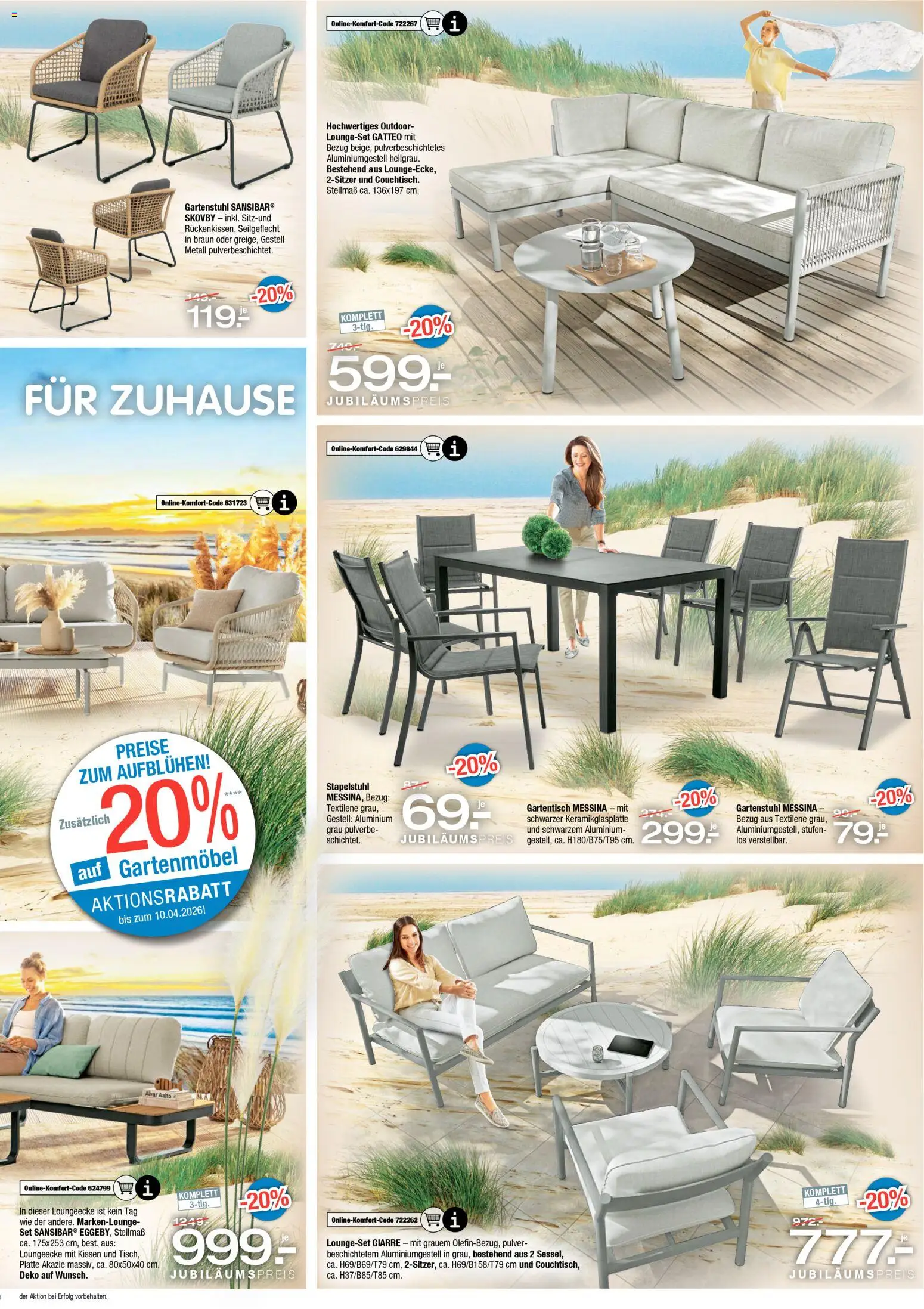 Ostermann Prospekt 	 – gültig ab 21.03.2026 | Seite: 13 | Produkte: Kissen, Gartenmöbel