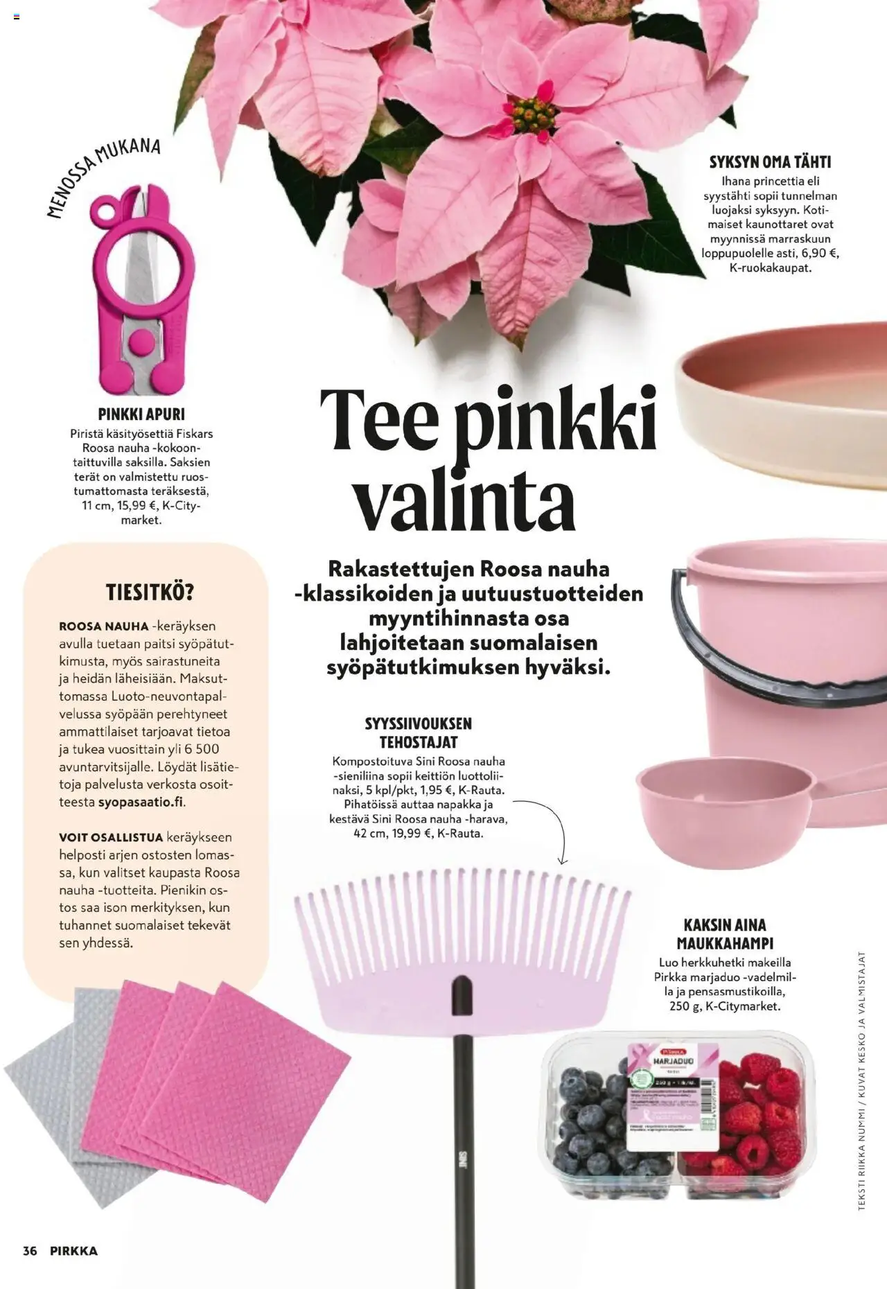 K-Market - Pirkka – voimassa 01.10.2025 alkaen | Sivu: 36 | Tuotteet: Nauha, Tee