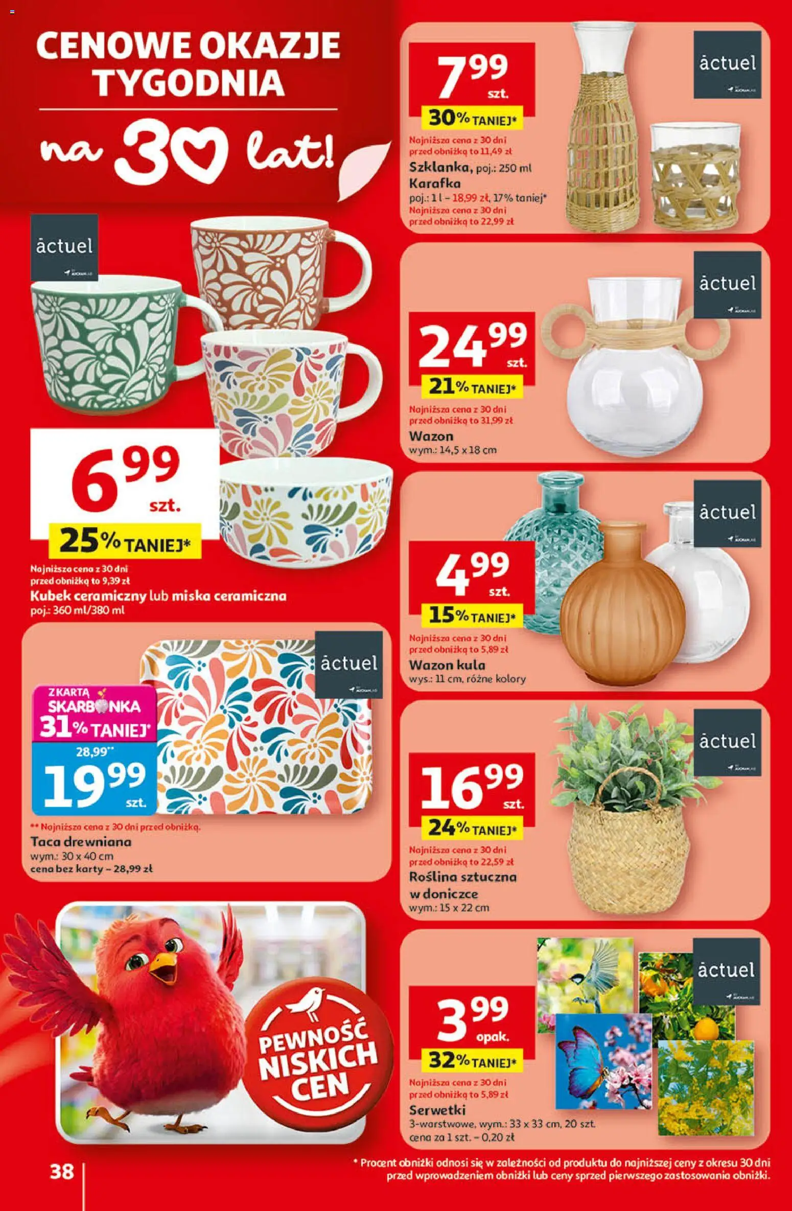 Auchan - Gazetka 30 Lat Hipermarket  od 09.04.2026 | Strona: 38 | Produkty: Wazon