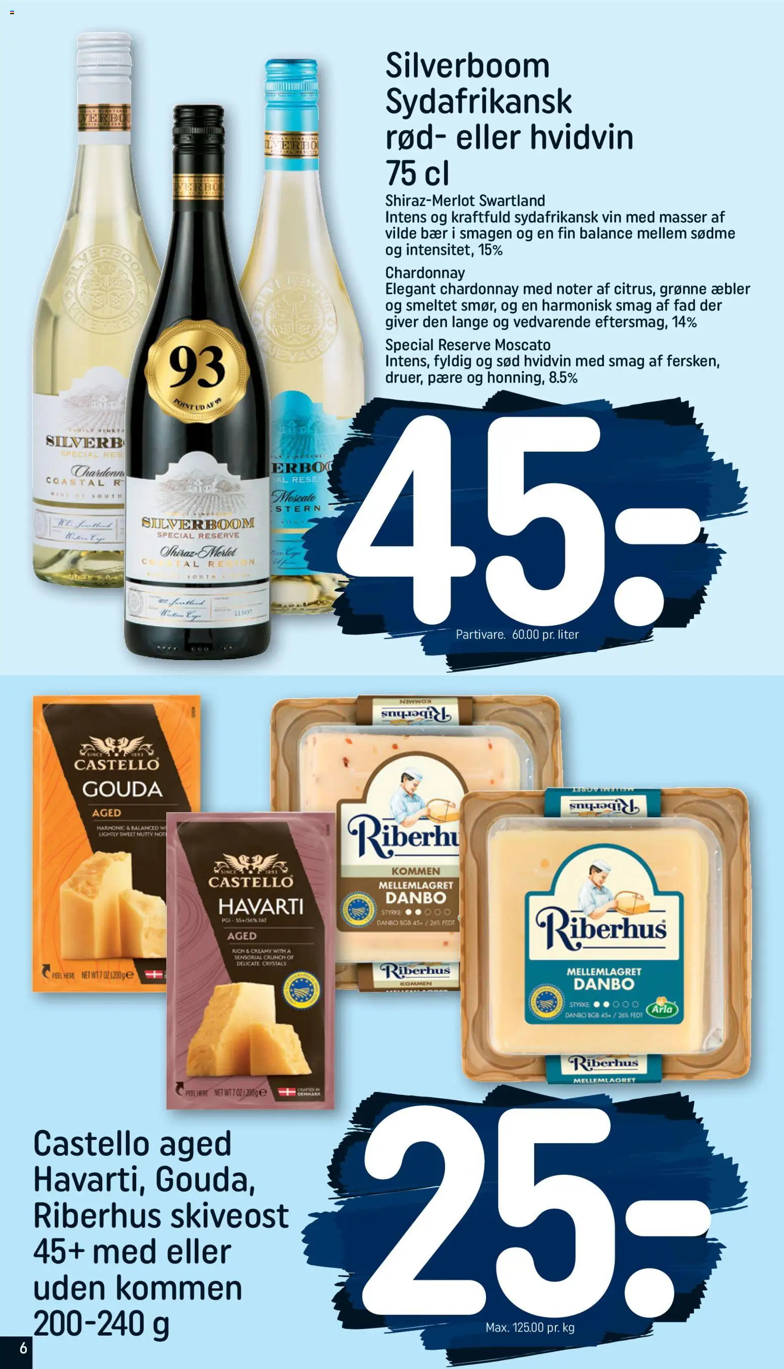 Rema 1000 tilbudsavis – gyldig fra 02.11.2025 | Side: 6 | Produkter: Vin, Æbler, Skiveost