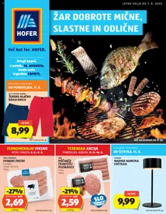 Hofer katalog - pregled letaka veljavnega od 07.08.2025