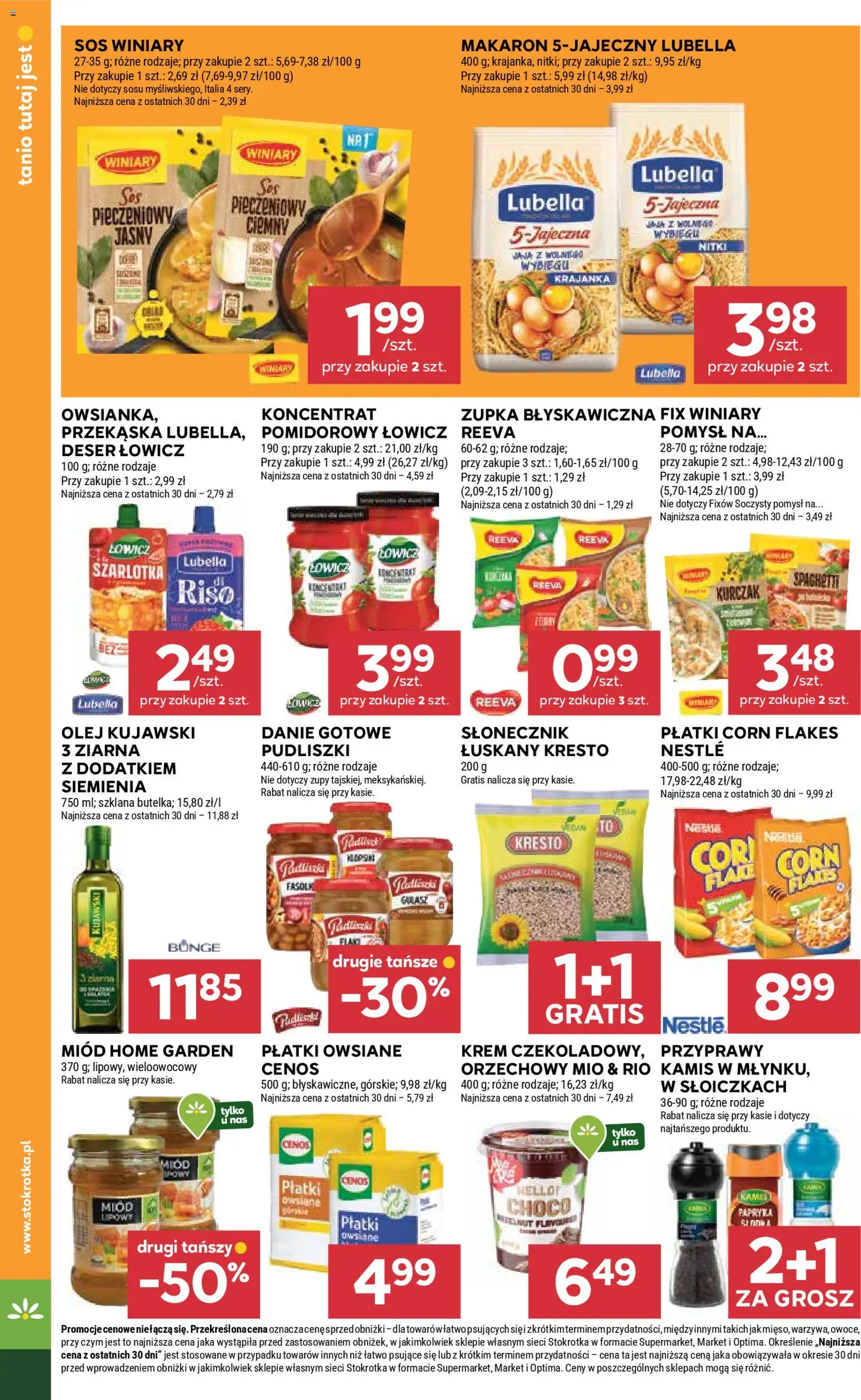 Stokrotka gazetka od 12.03.2026 | Strona: 16 | Produkty: Słonecznik, Olej, Makaron, Przyprawy