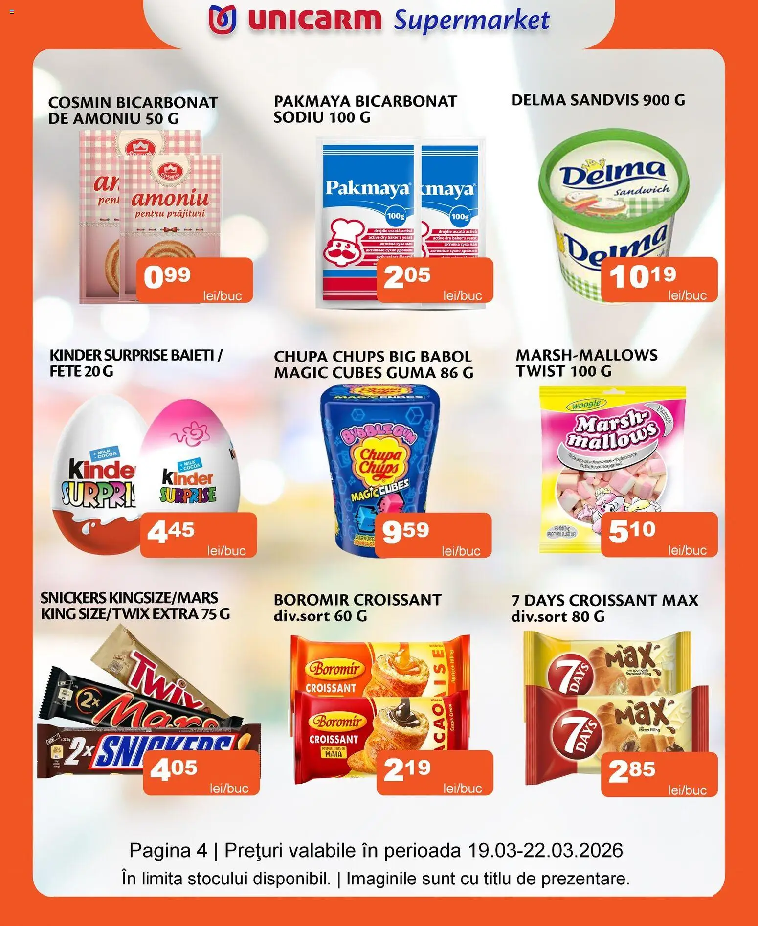 Noul catalog Unicarm – valabil de la 19.03.2026 | Pagină: 4 | Produse: Bahçe aydınlatması, Cacao