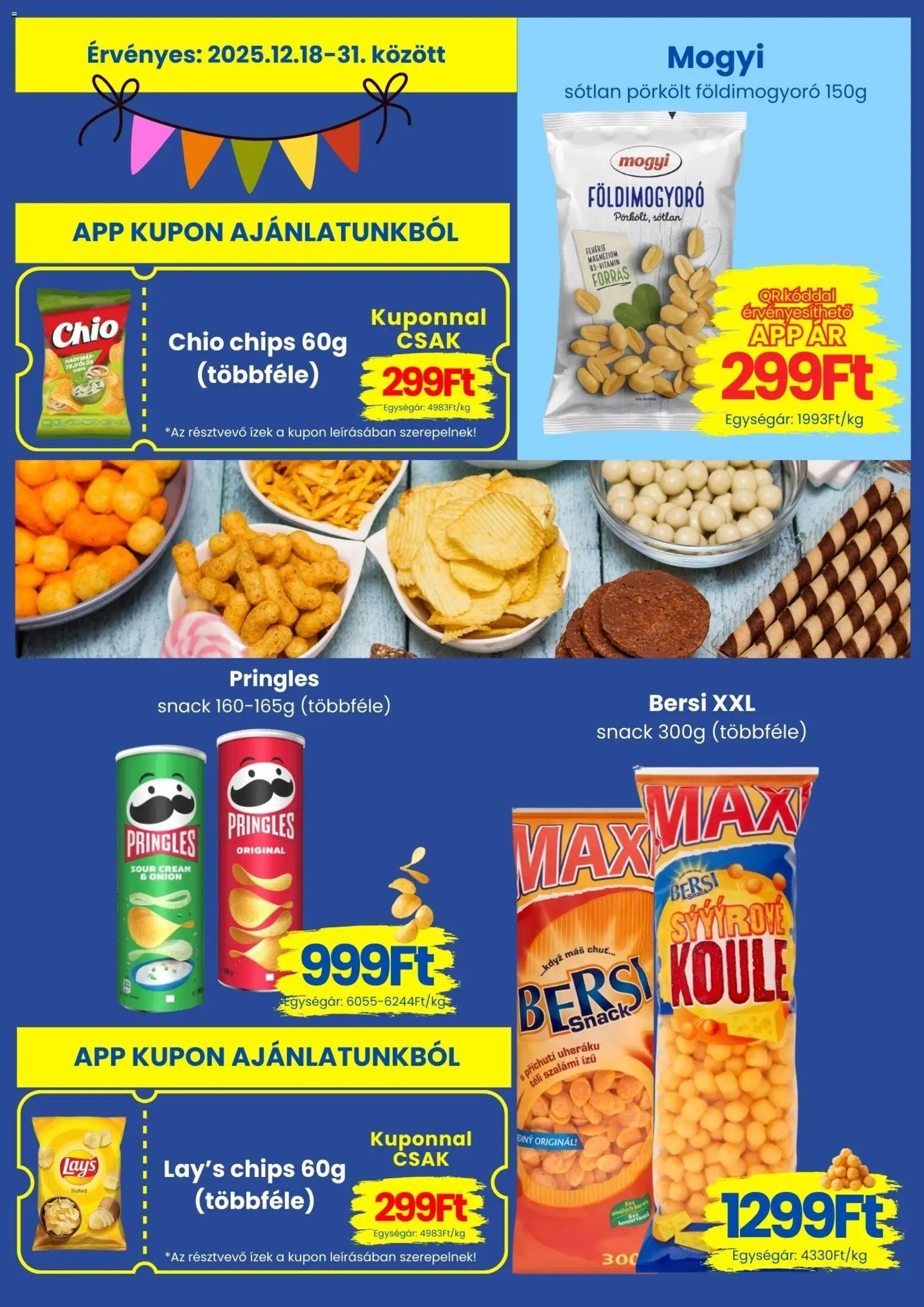 Magnetic akciós ujság - amely érvényes a következő dátumtól: 18.12.2025 | Oldal: 10 | Termékek: Chips, Pringles, Szalámi, Földimogyoró
