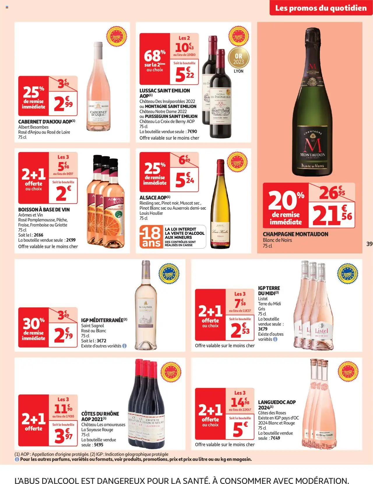  | Page: 39 | Produits: Framboise, Pamplemousse, Base, Champagne