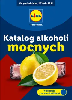 Pogląd oferty "Lidl Katalog alkoholi mocnych" - ważna od 27.10.2025