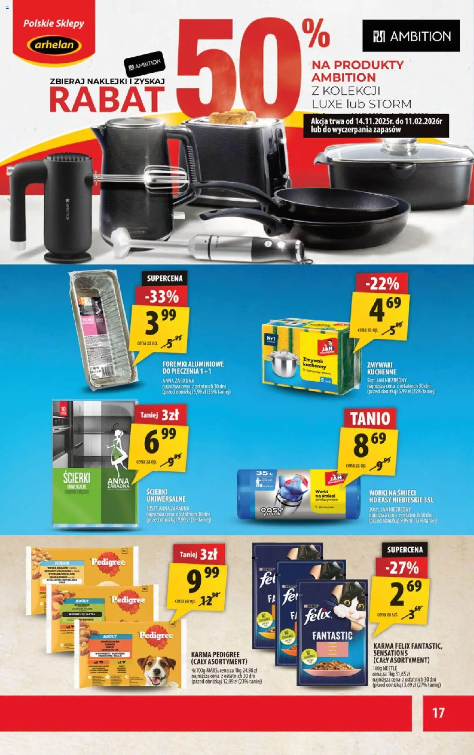 Arhelan Black Friday od 21.11.2025 | Strona: 17 | Produkty: Pedigree, Naklejki