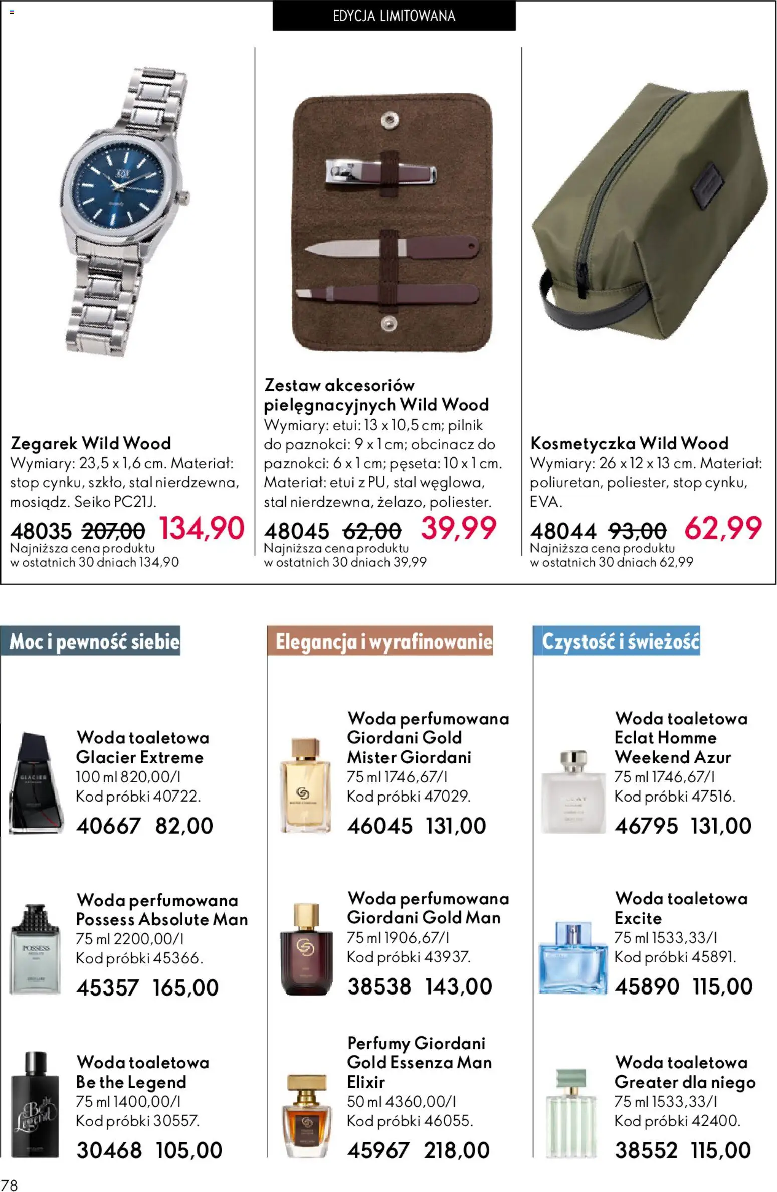 Oriflame Katalog 6 2026 od 15.04.2026 | Strona: 78 | Produkty: Zegarek, Perfumy, Woda toaletowa, Woda