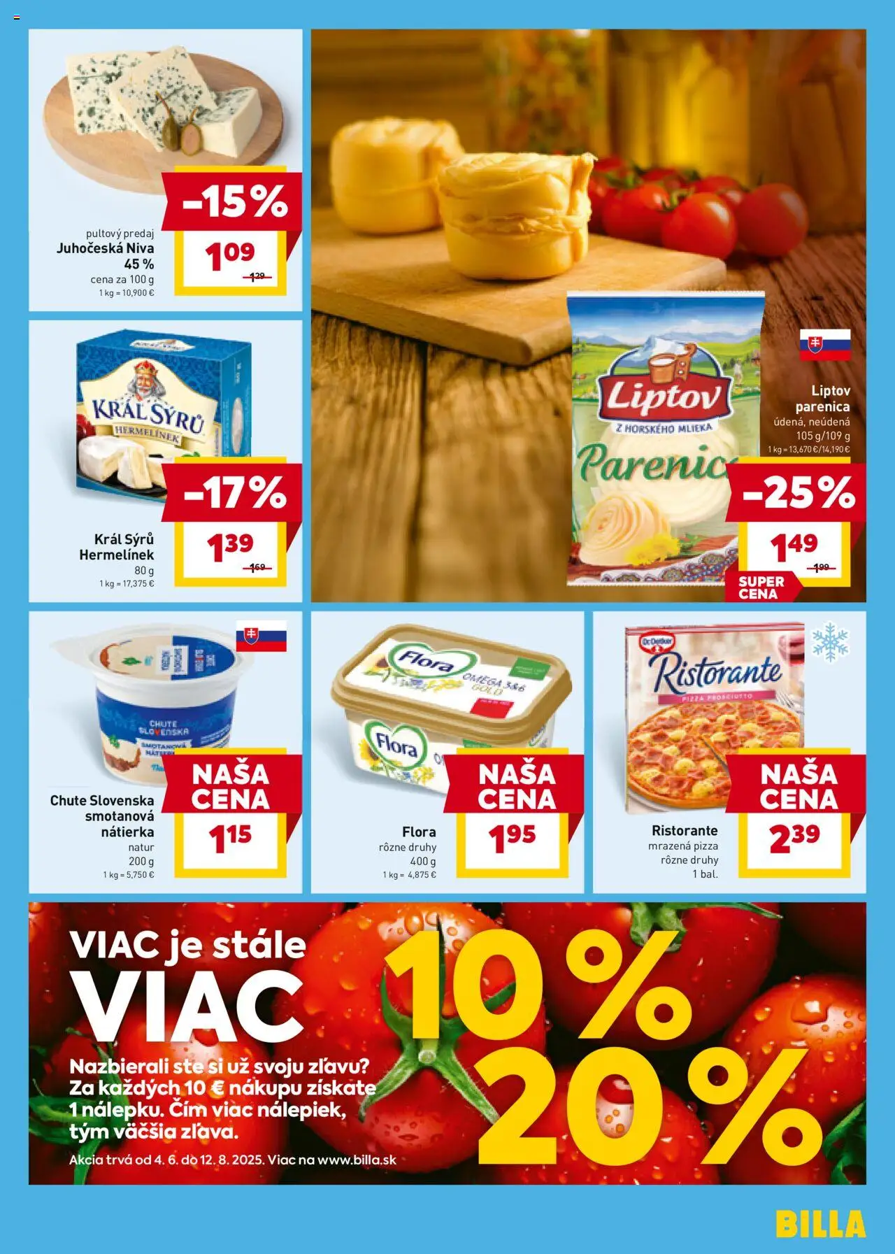 Billa leták │ platný od 09.07.2025 | Strana: 11 | Produkty: Pizza, Flora